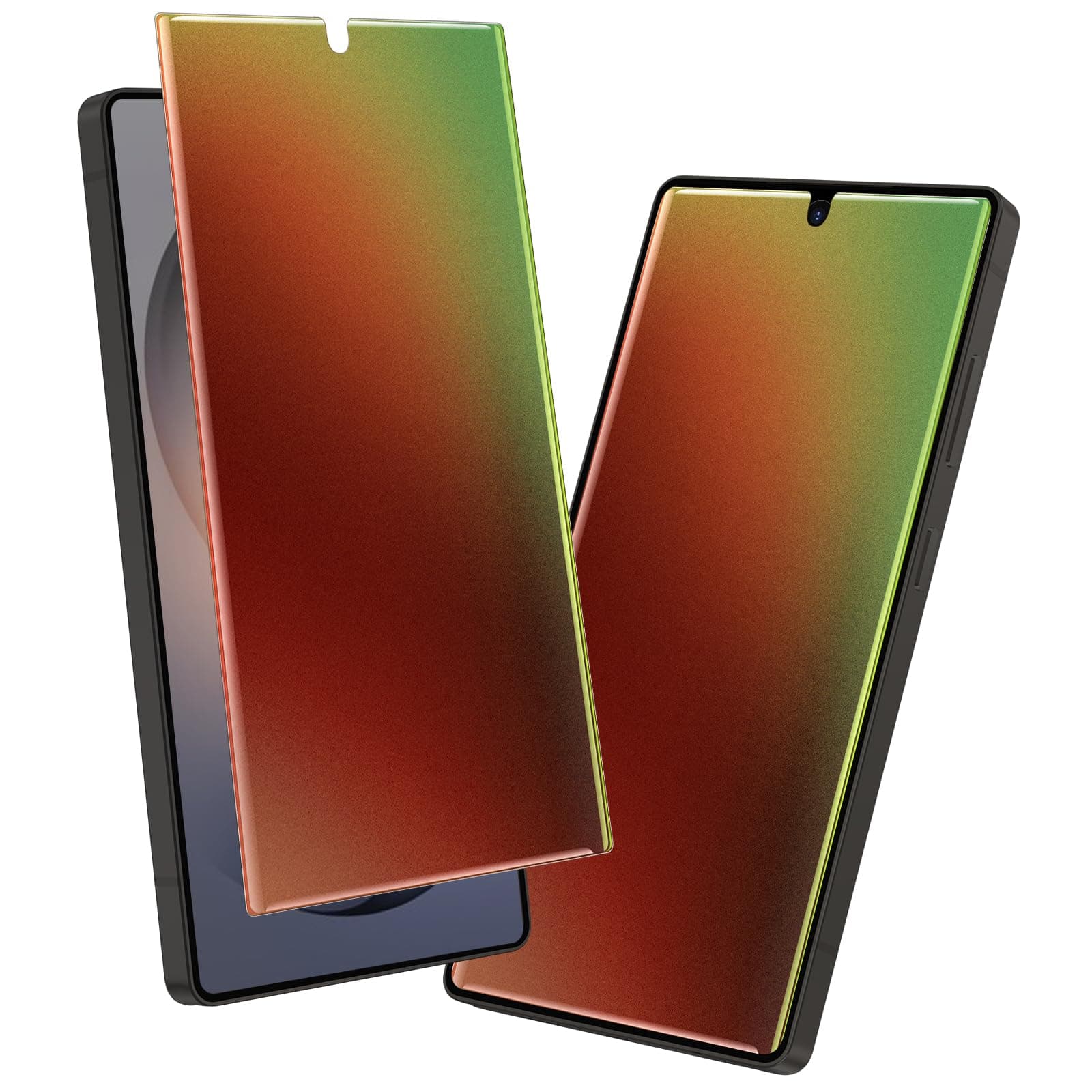 LYWHL 2 Pack for Samsung Galaxy S26 Ultra Privacy Screen Protector, Matte Gradient Colorful Anti-Glare Anti-Blue Light Anti-Spy Anti-Fingerprint Film[Not Glass], Sensitive Touch & Fingerprint Unlock