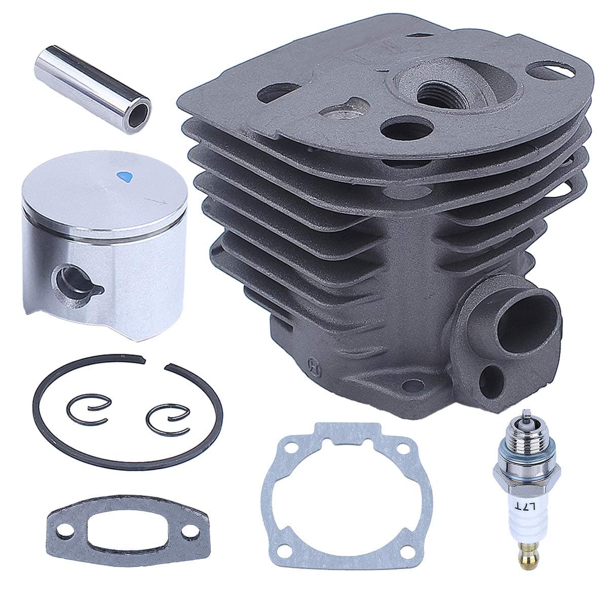 Adefol 45mm Cylinder Piston Kit for Husqvarna 51 55 Chainsaw Nikasil Plated Assembly #503168301 503 16 83-01
