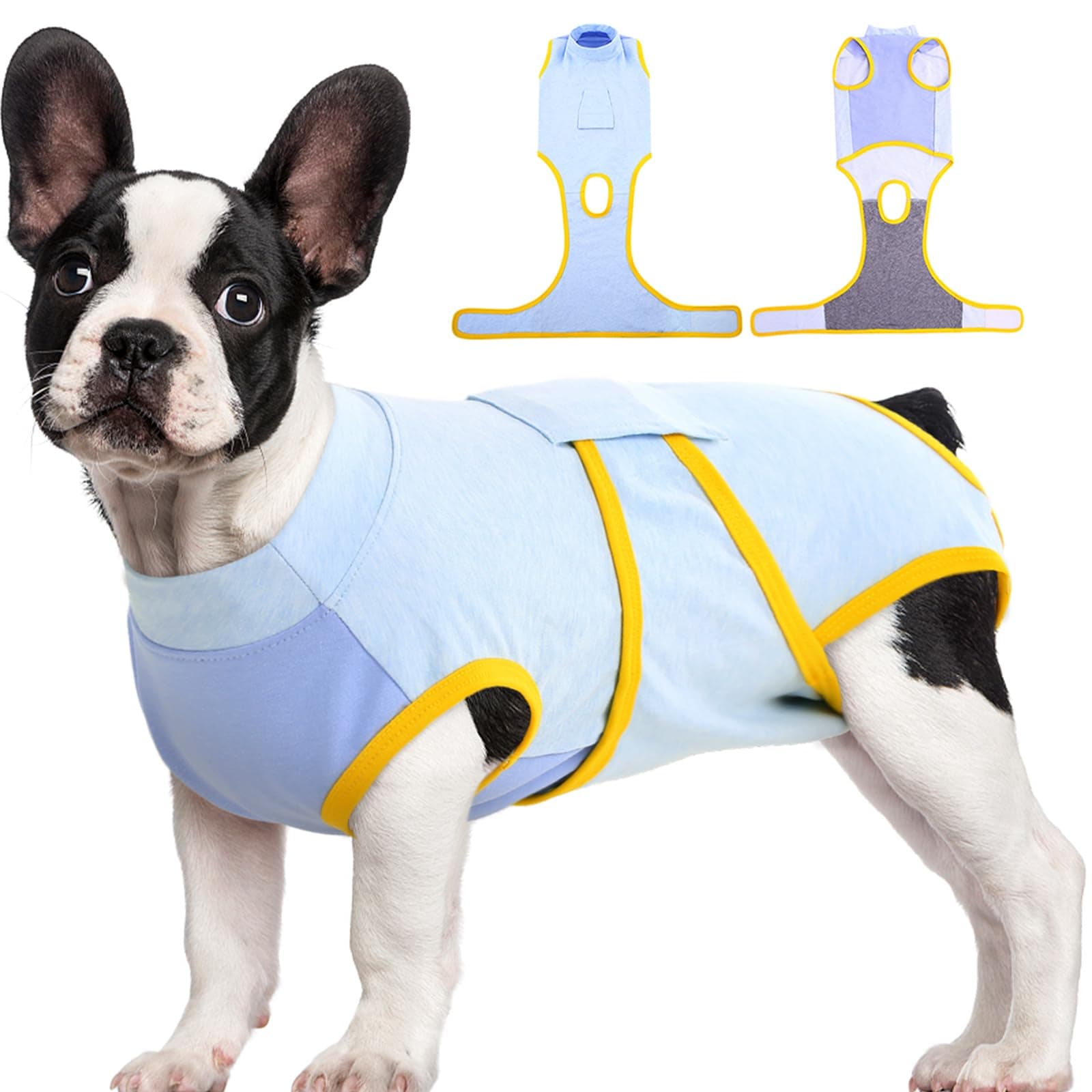 Kuoser Dog Recovery Suit Female, Dog Onesie for Surgery, Female Spay and Male Neuter Onesie for Post-Op Care, Prevent Licking Puppy Onesies