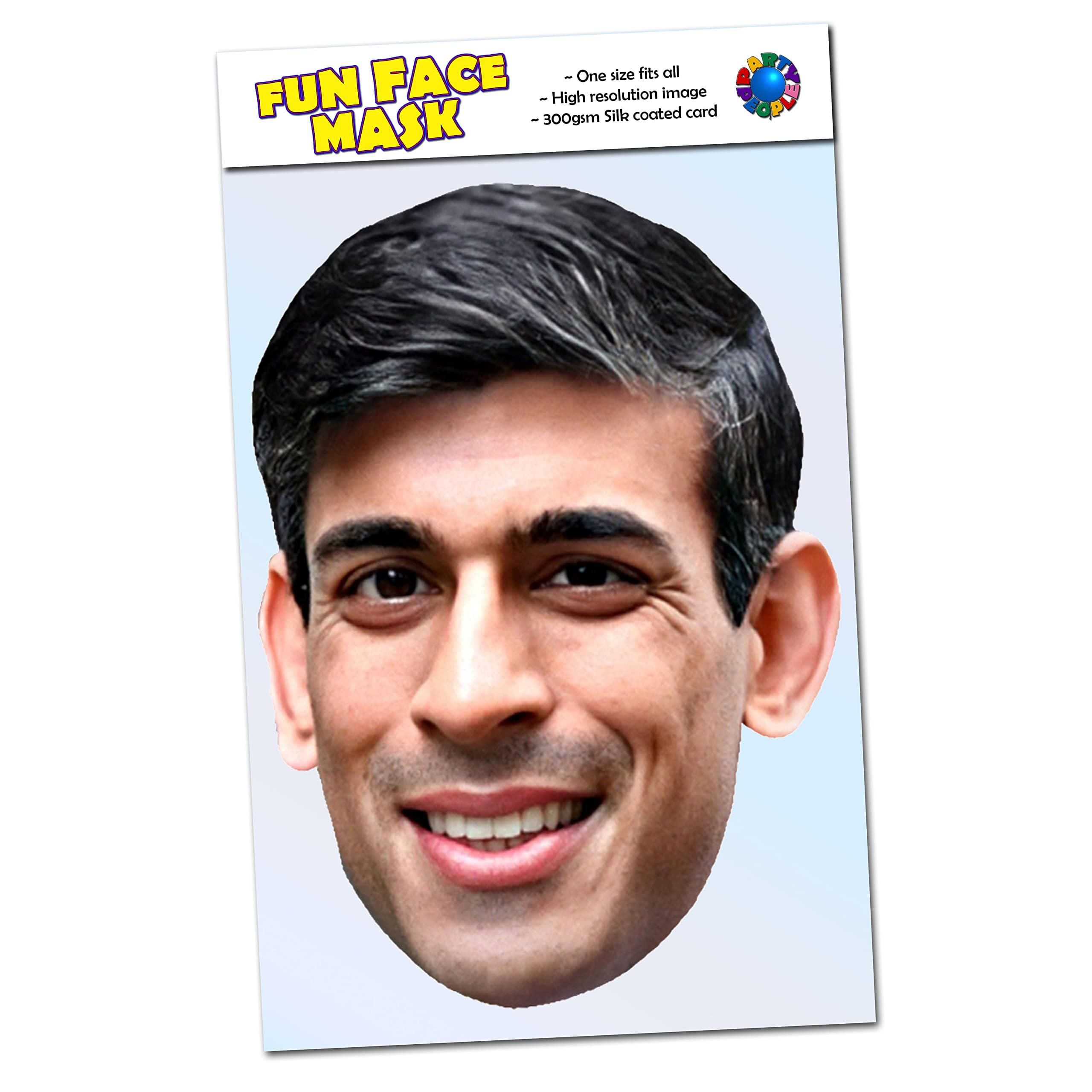 Party People 1 x Rishi Sunak - Celebrity Face Mask - Ready To Wear - Rishi S