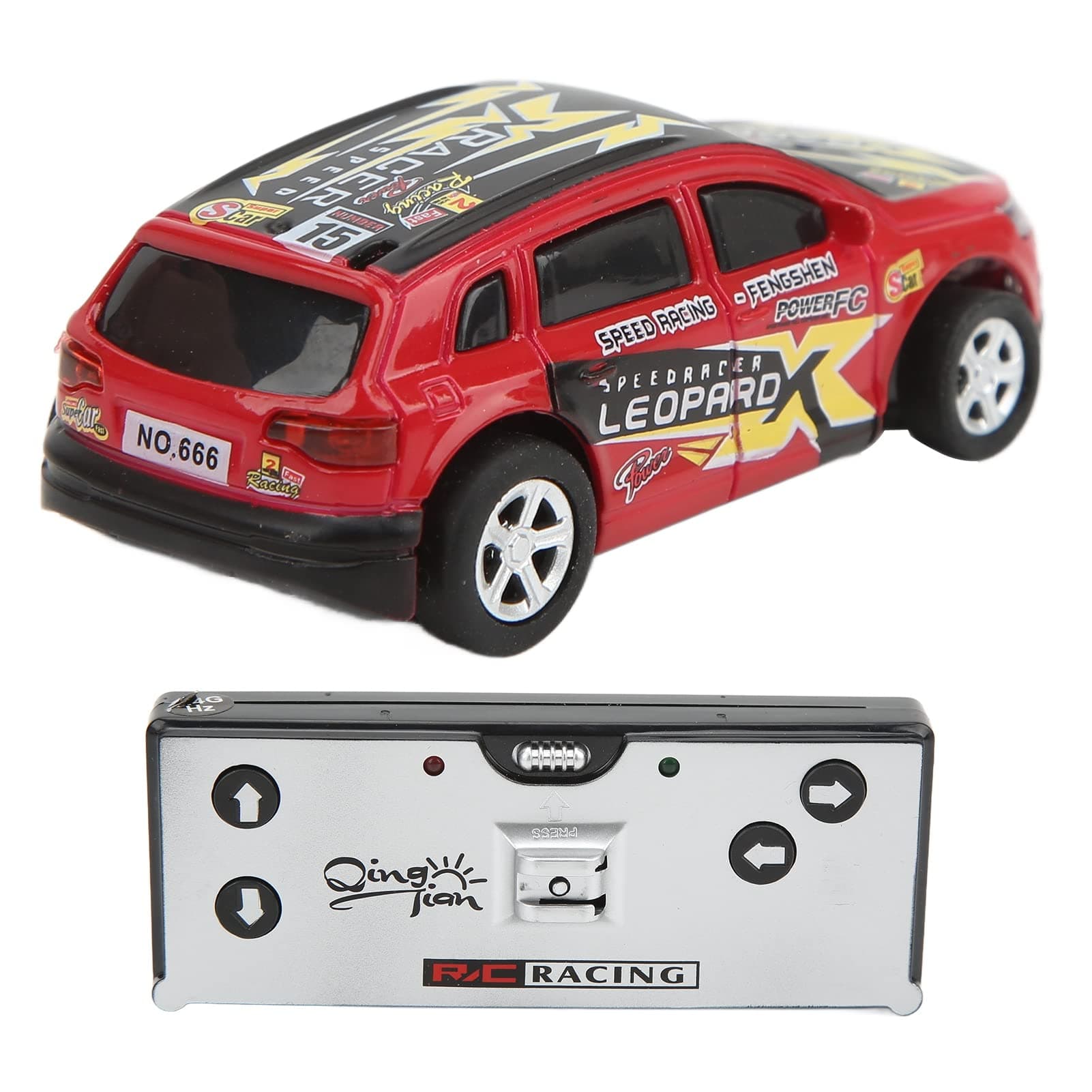 Pocket RC Car, Portable 1:64 Scale Novelty Packing Mini Can RC Car for Outdoor