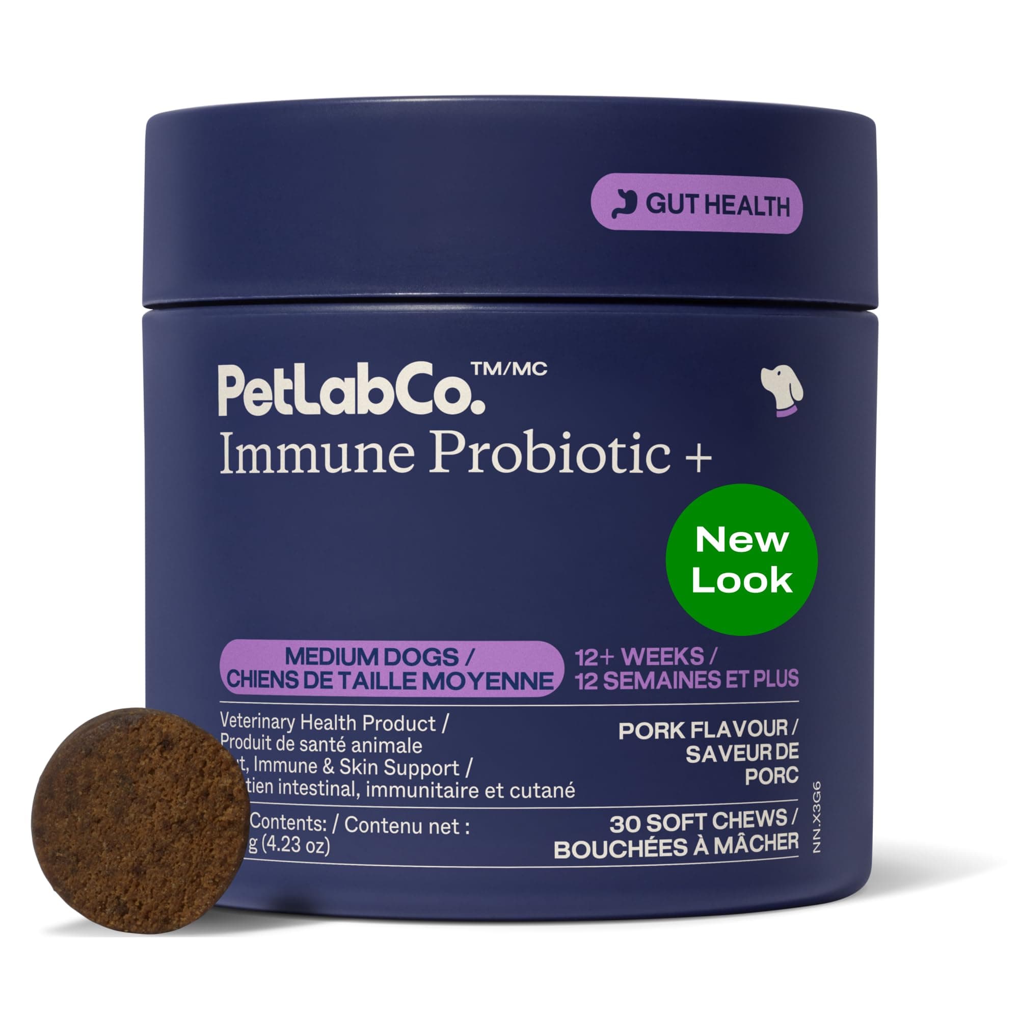 PetLab Co. Immune Probiotic Chew + for Medium Sized Dogs