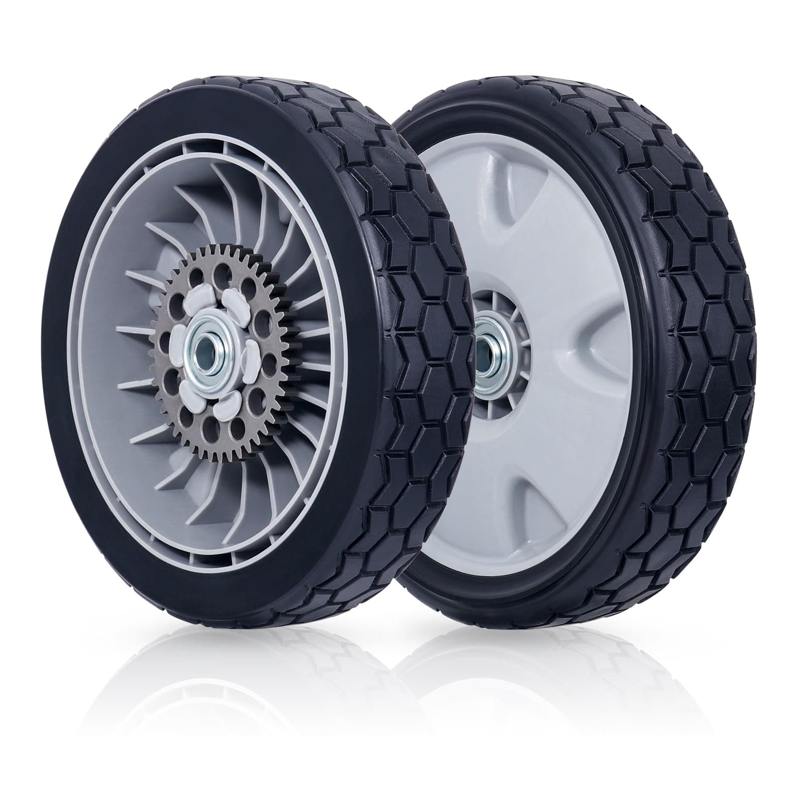 CheeMuii 2PCS 9" HRX217 Lawn Mower Rear Wheels Fit for Honda HRX217 Mower
