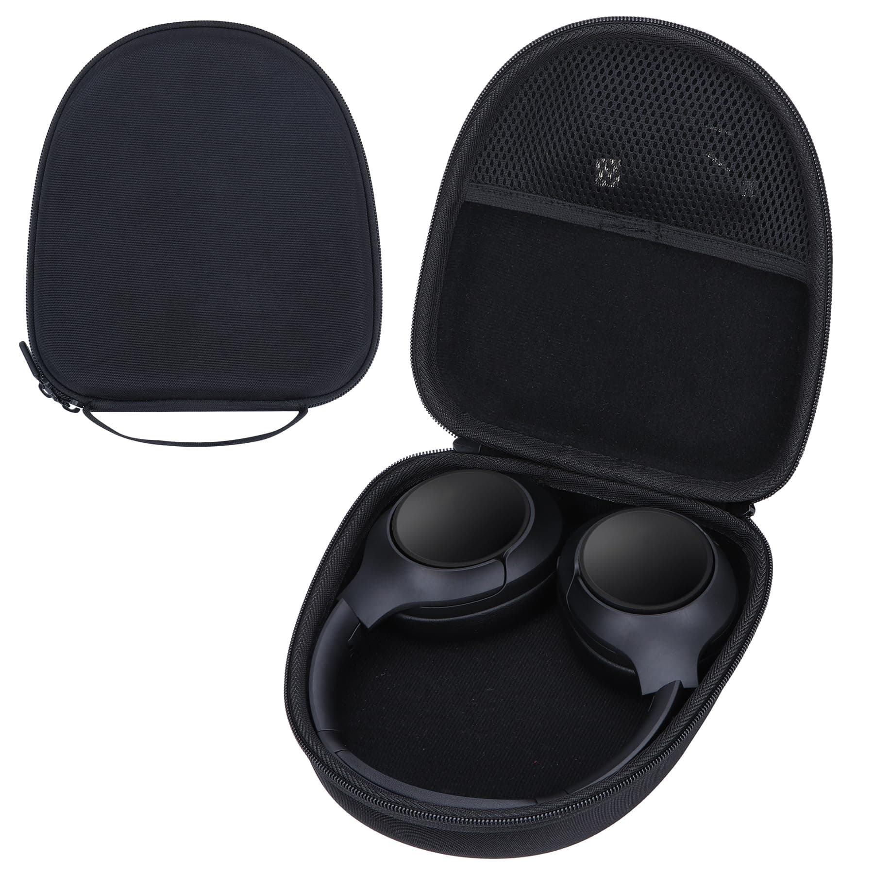 Lebakort Hard Case Compatible with TOZO HT2 / BERIBES WH202A / Uliptz WH203A / KVIDIO WH201A / Picun B8 / RUNOLIM RUWH301AB-US3 Hybrid Active Noise Cancelling Headphones (Black Case)