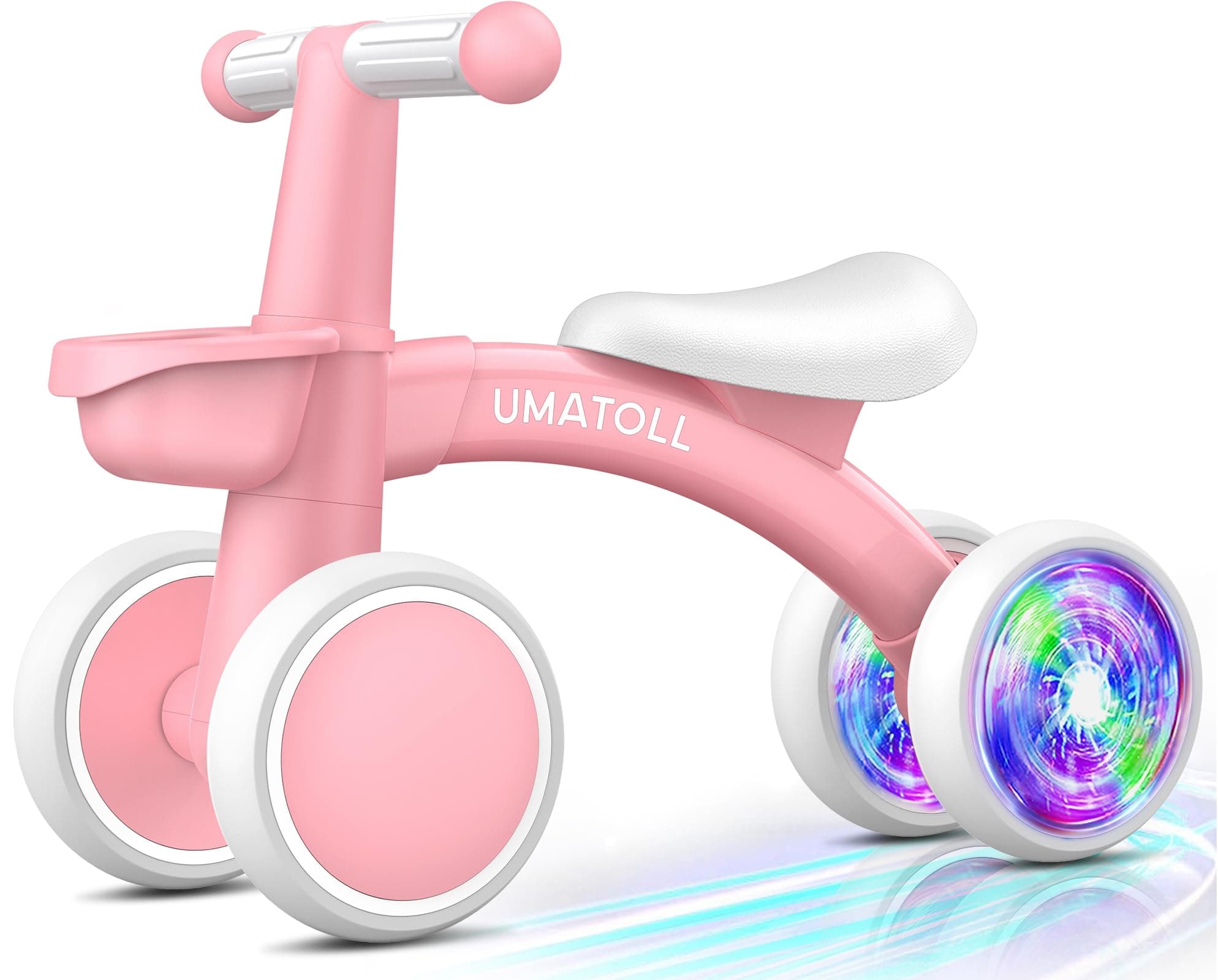 Umatoll Baby Balance Bike Toy for 1 Year Old Boy Girl, First Birthday Gift