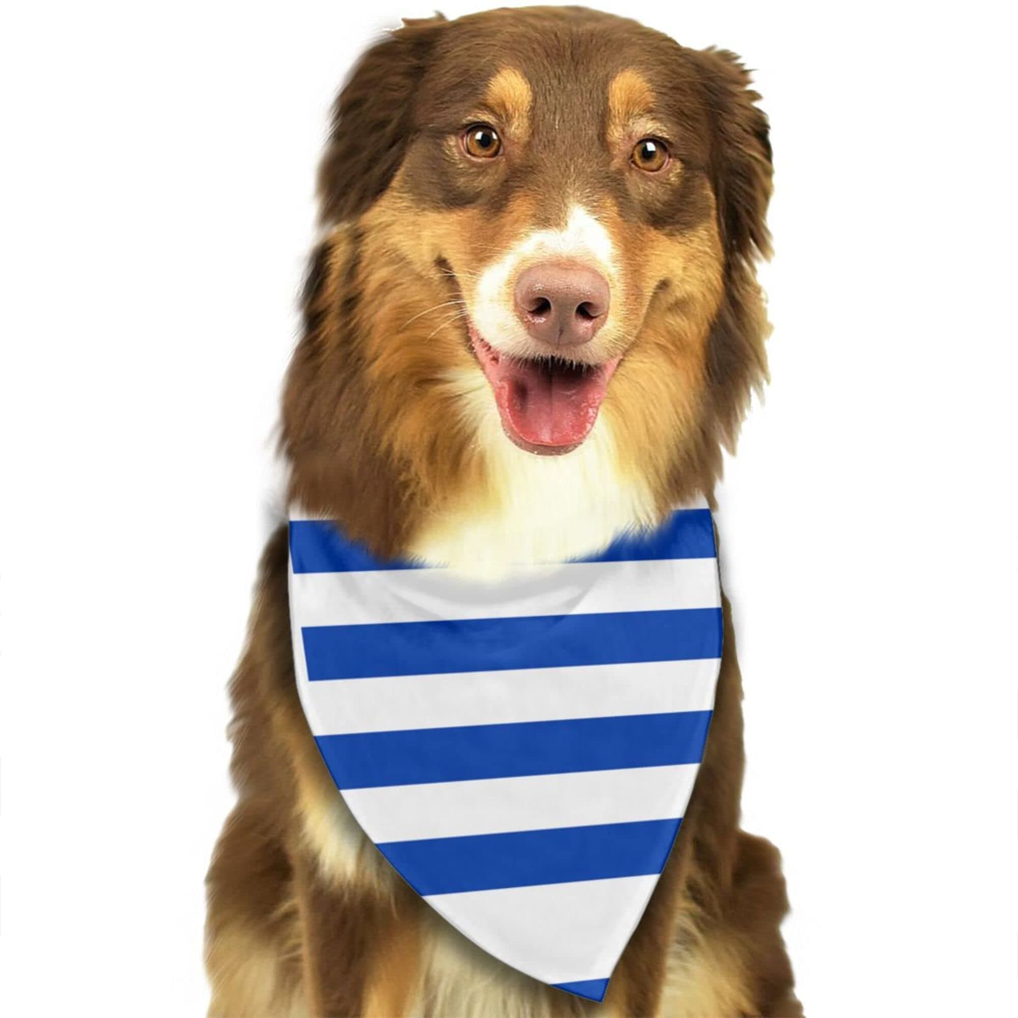 Dog Bandanas Flag of Uruguay Pet Bandana Scarf Triangle Bibs Kerchief Accessories for Dogs Cats