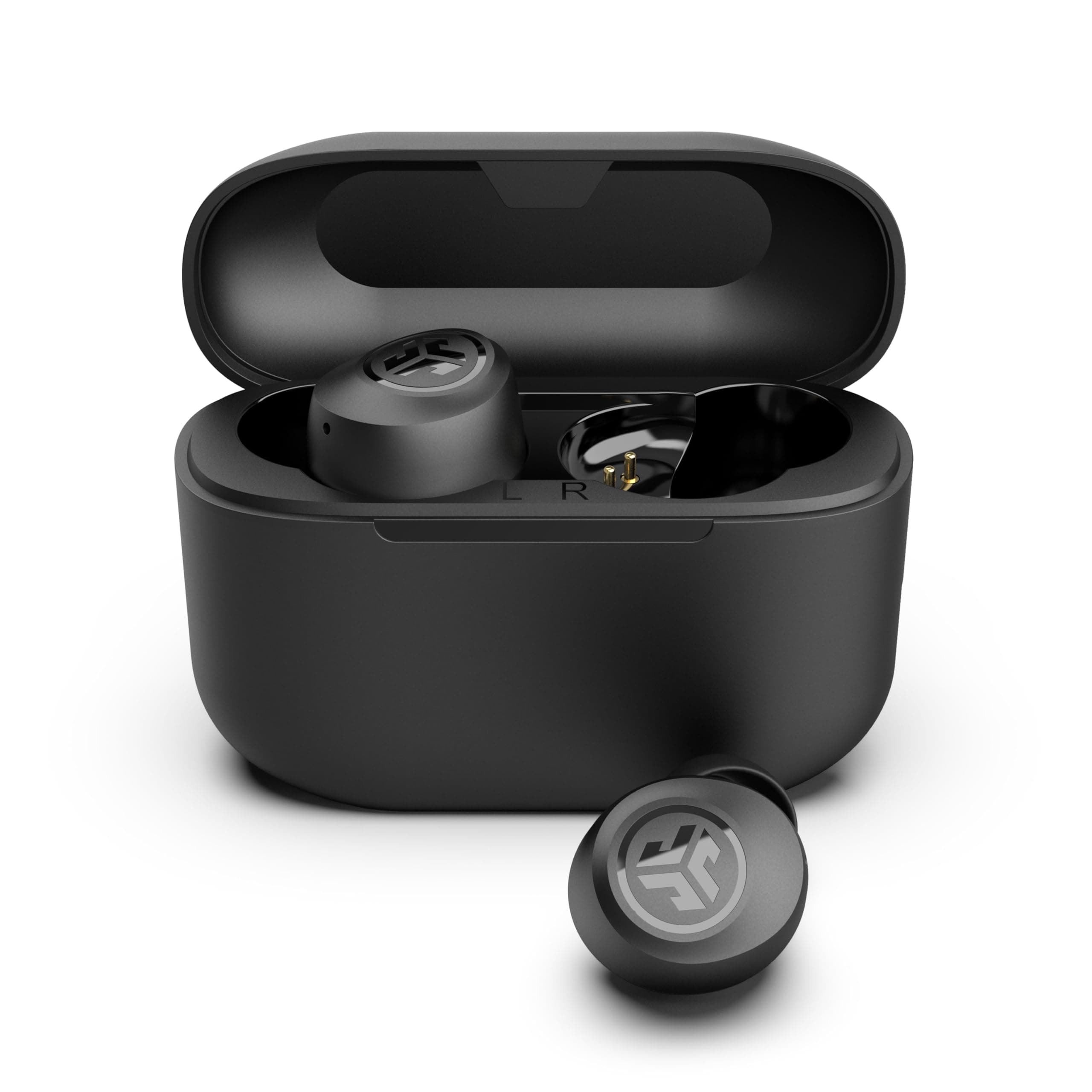 JLab Go Air Pop+ Earbuds, Dual Connect, EQ3 Sound, Black