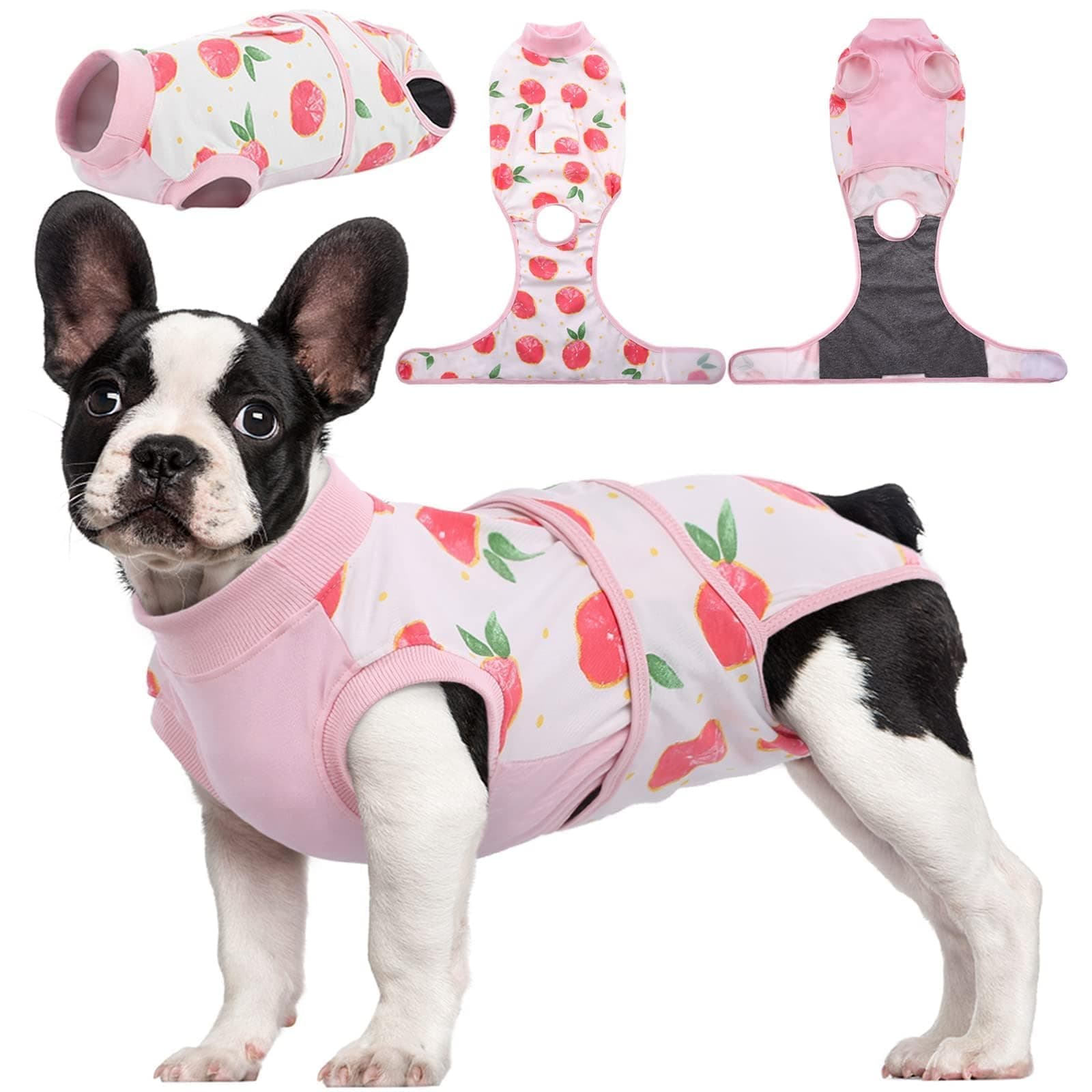 Kuoser Dog Recovery Suit Female, Dog Onesie for Surgery, Female Spay and Male Neuter Onesie for Post-Op Care, Prevent Licking Puppy Onesies