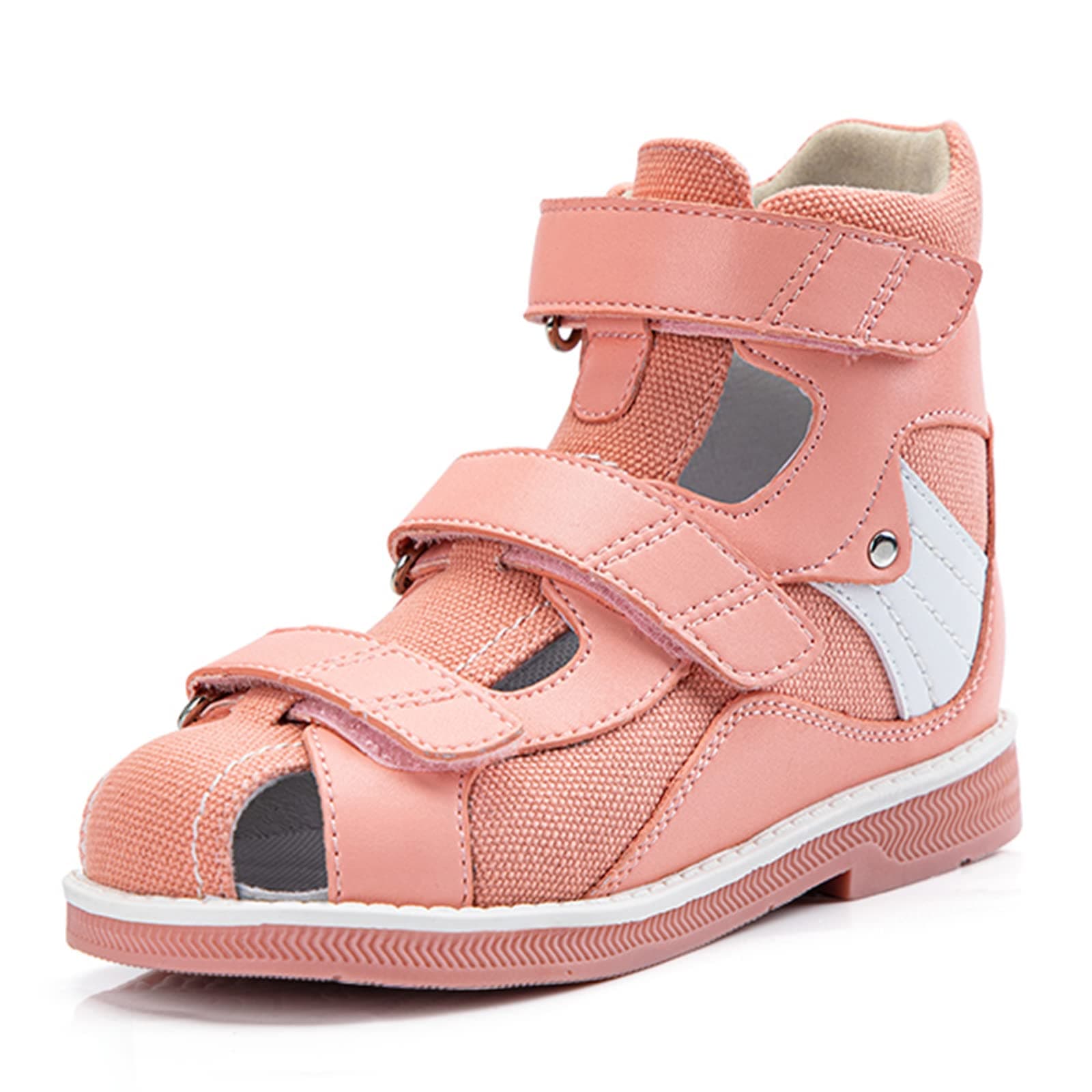 Orthopedic Sandals for Kids,Girls and Boys Closed-toe High Back Corrective Shoes with Arch and Ankle Support