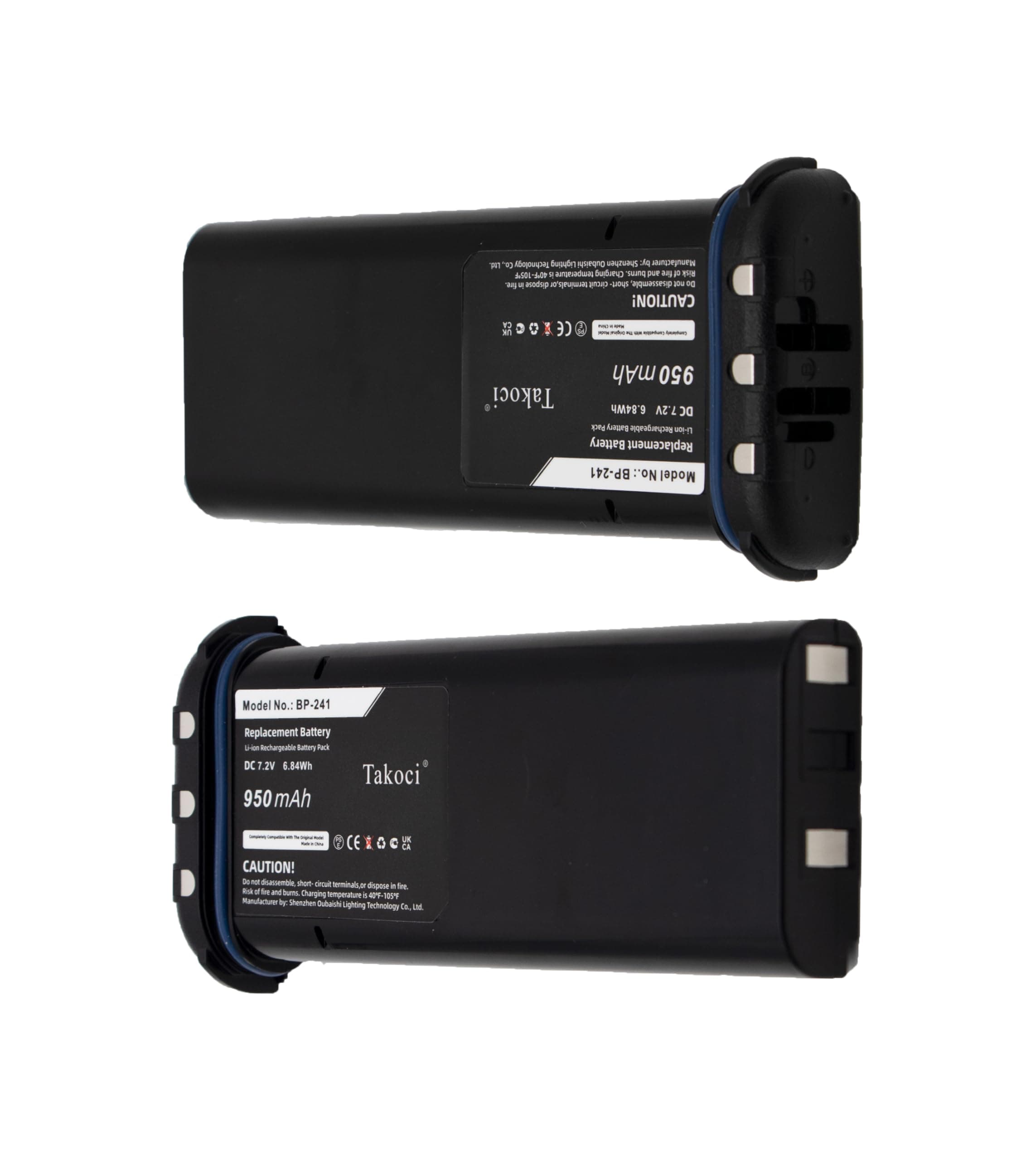 GIKYSUIZ 2-Pack 7.2V 950mAh BP-252 BP-241 Li-ion Radio Battery Compatible for Icom IC-M34 IC-M36 IC-M2 IC-M31 IC-M32 IC-M33 IC-M35 IC-M90 Two Way Radio