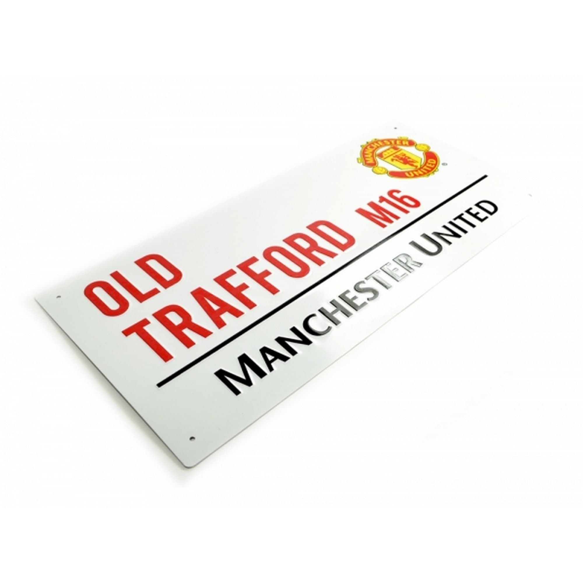 Manchester United Street Sign (40cm x 18cm) - One Size