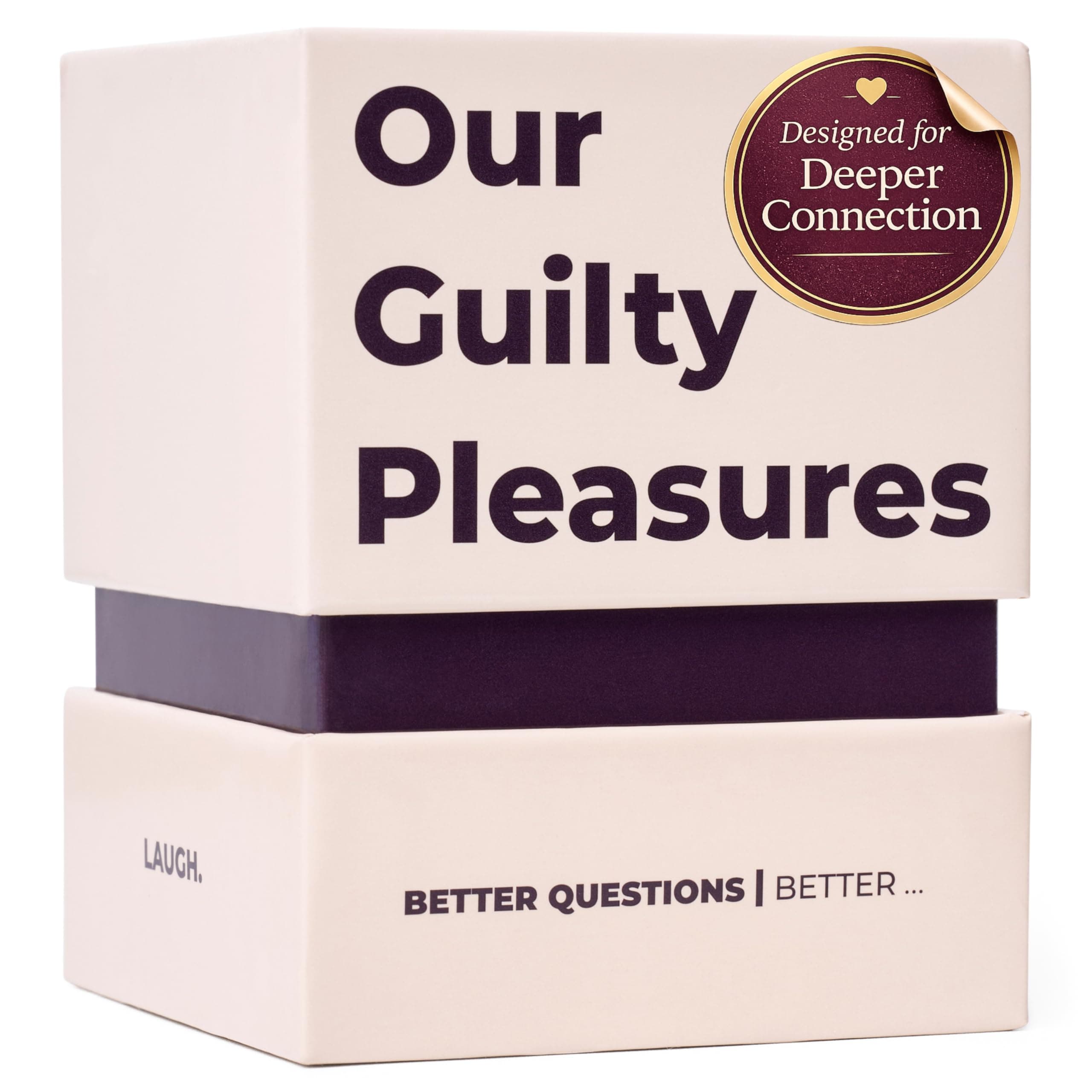 Our Guilty Pleasures Couples Game - The Best Conversation Cards for Couples - Perfect for Date Night - 120 Cards - 3 Exciting Levels