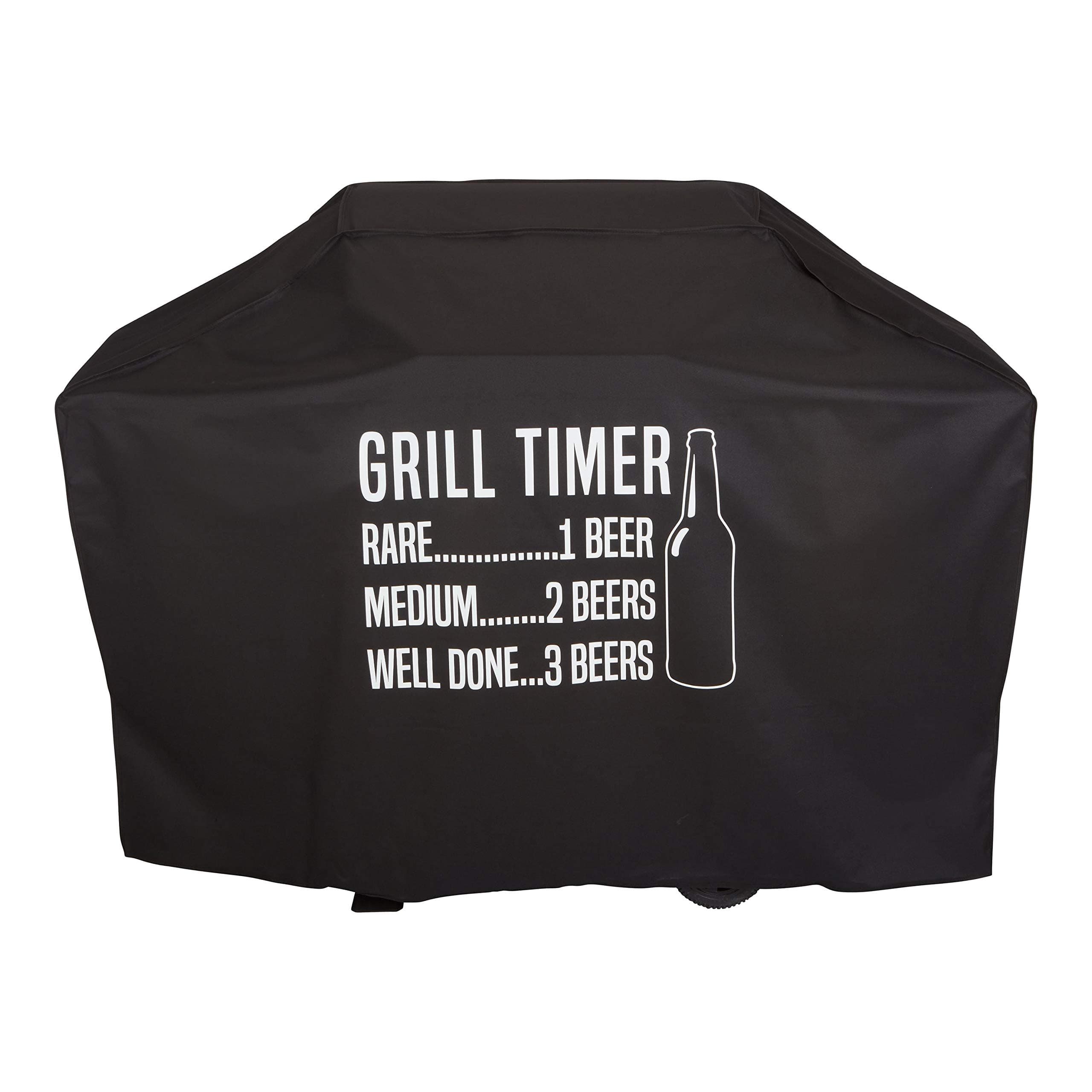 Modern Leisure® Chalet 62 in. Grill Cover, 62" L x 25" W x 46" H, Black