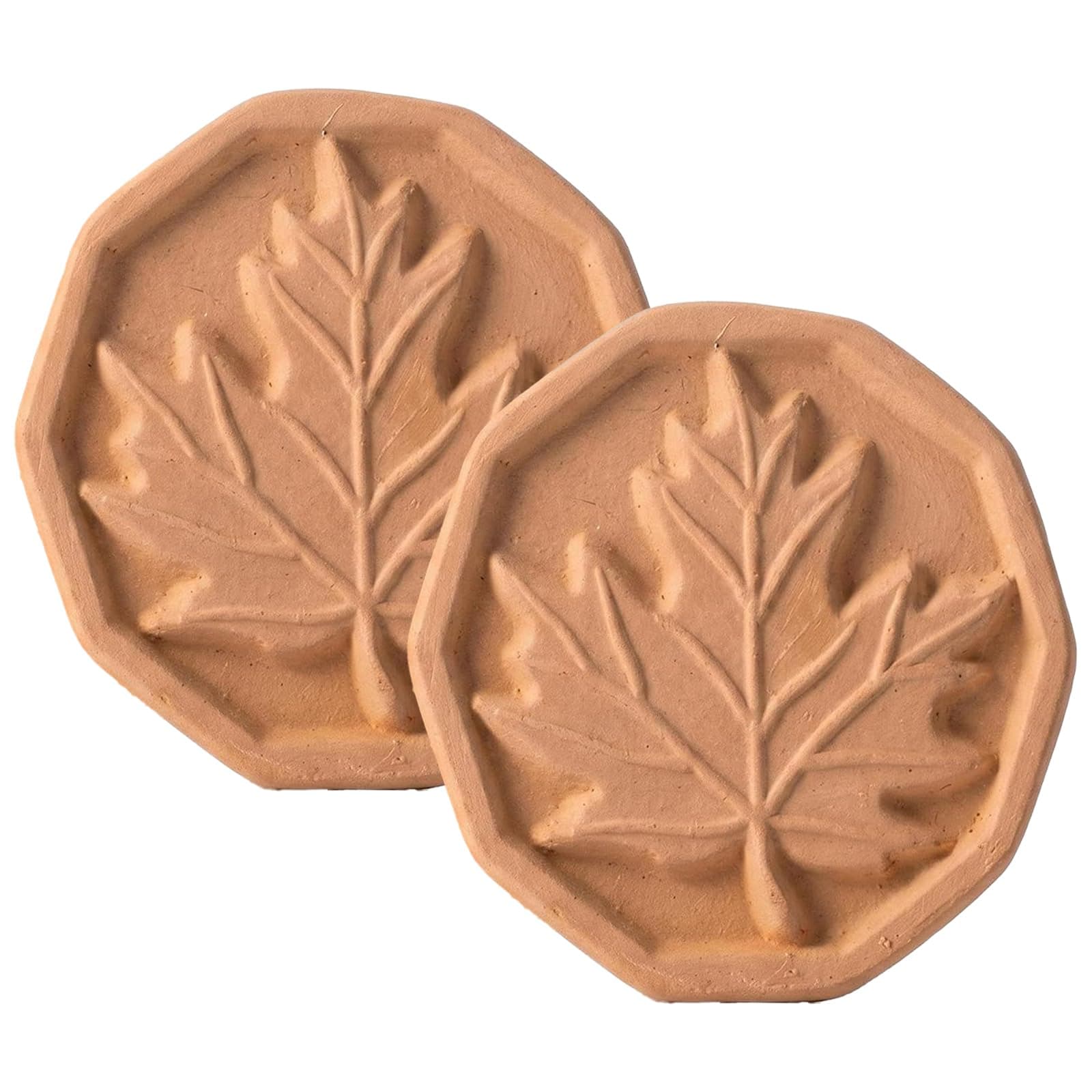 Brown Sugar Saver, 2PCS Reusable Terracotta Brown Sugar Keeper Terra Cotta Softener Container Disc for Food Storage Containers (Maple)