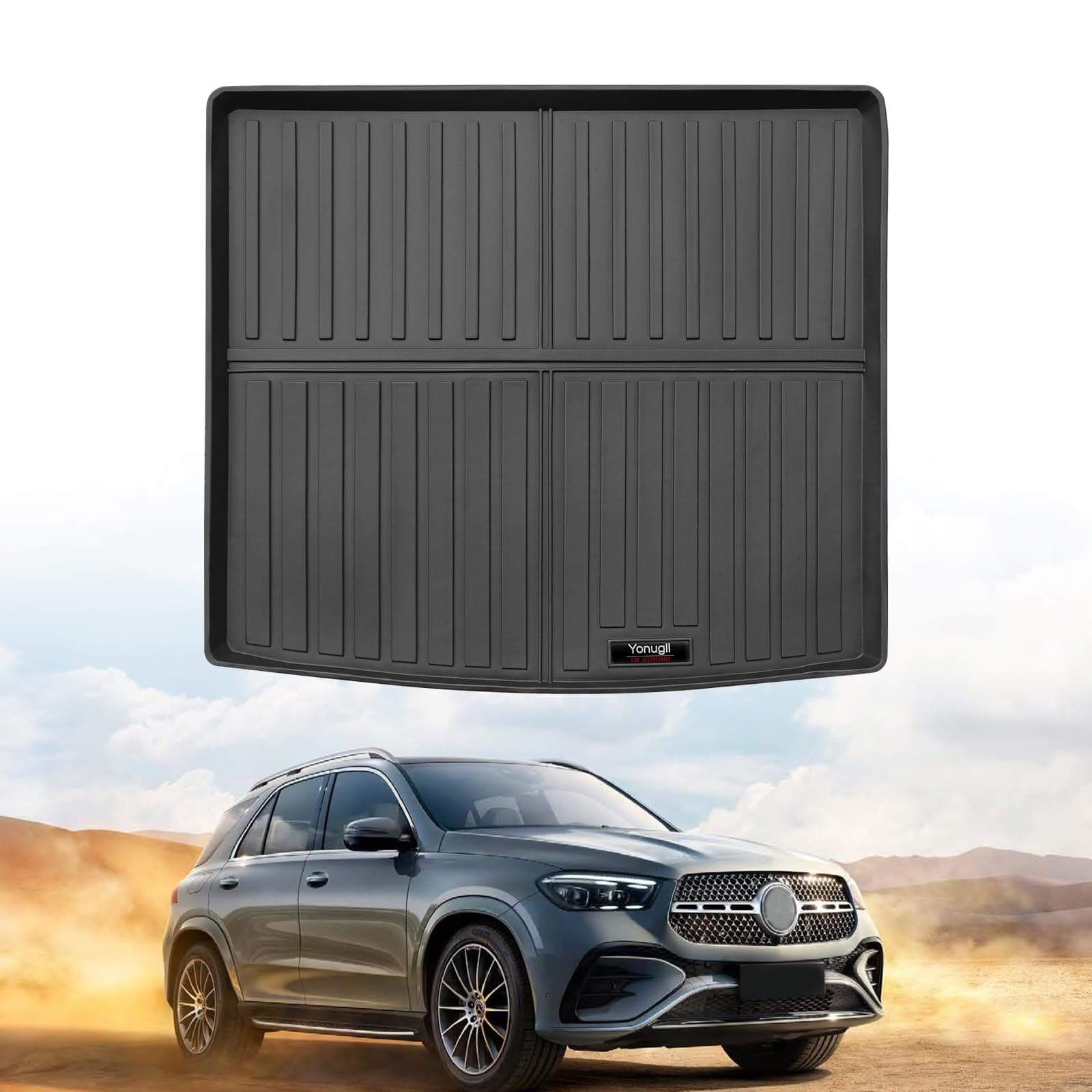 Custom for 2020-2025 2026 Mercedes-Benz GLE Cargo Mats Trunk Liner All Weather TPE Protection Mat Accessories (for 2020-2025 Mercedes-Benz GLE SUV, Not fit Coupe)