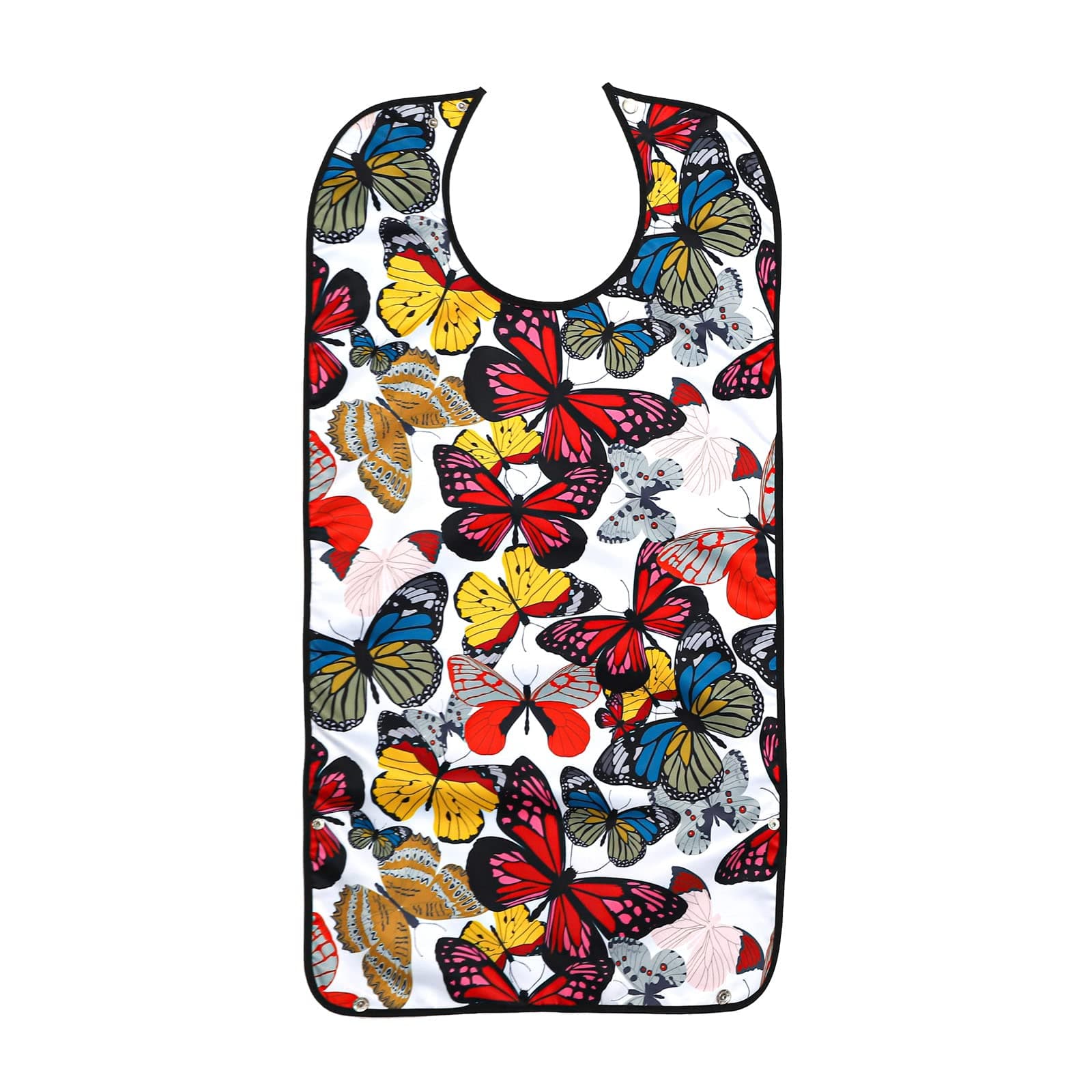 Pafusen Adult Bibs for Elderly Women Eating, 100% Reusable Bib with Crumb Catcher, Washable Clothing Protector