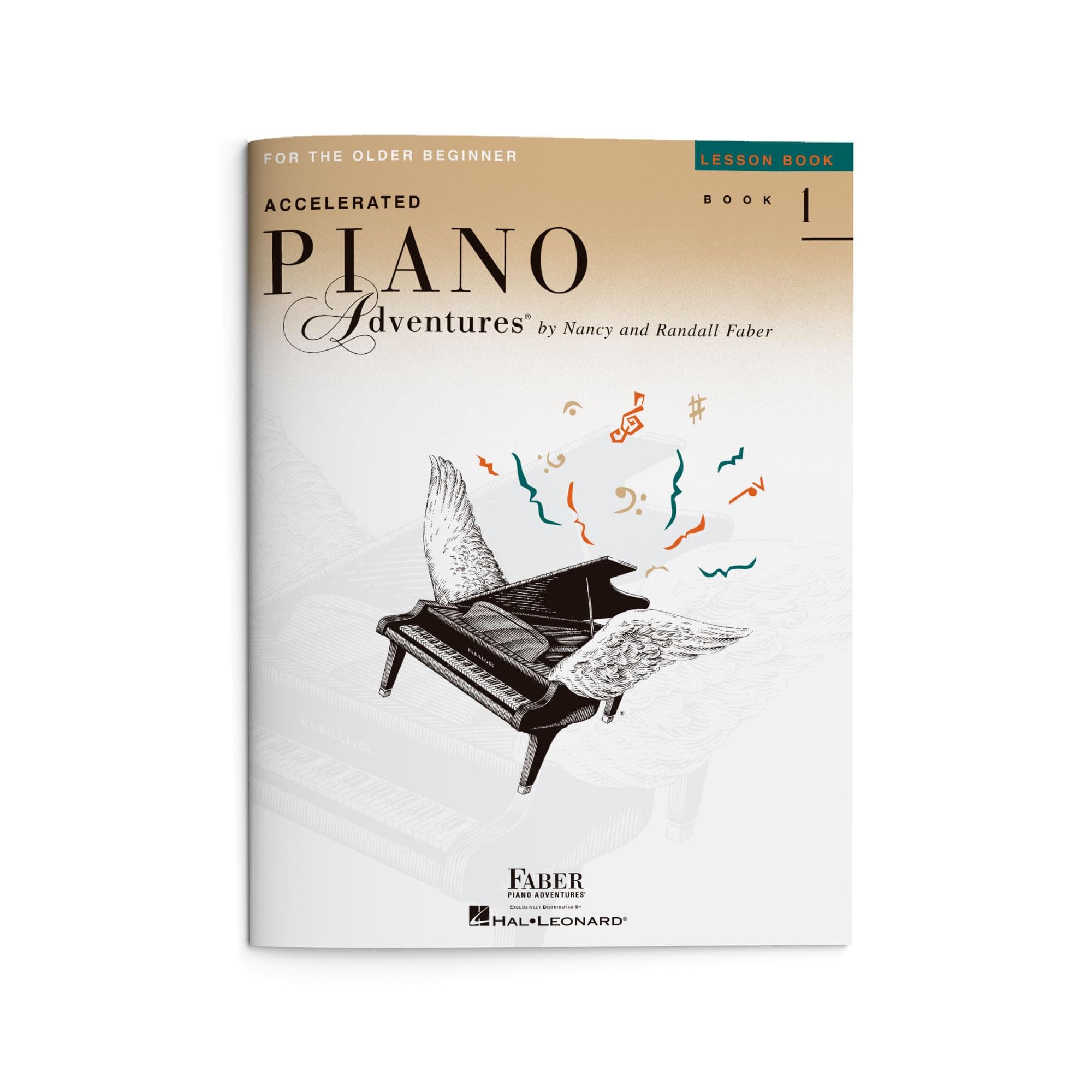 Accelerated Piano Adventures: Lesson Book 1 | Older Beginner Piano Method Book | Sheet Music Songbook to Learn Grand Staff Notes and Rhythms | Faber Piano Method Music Book