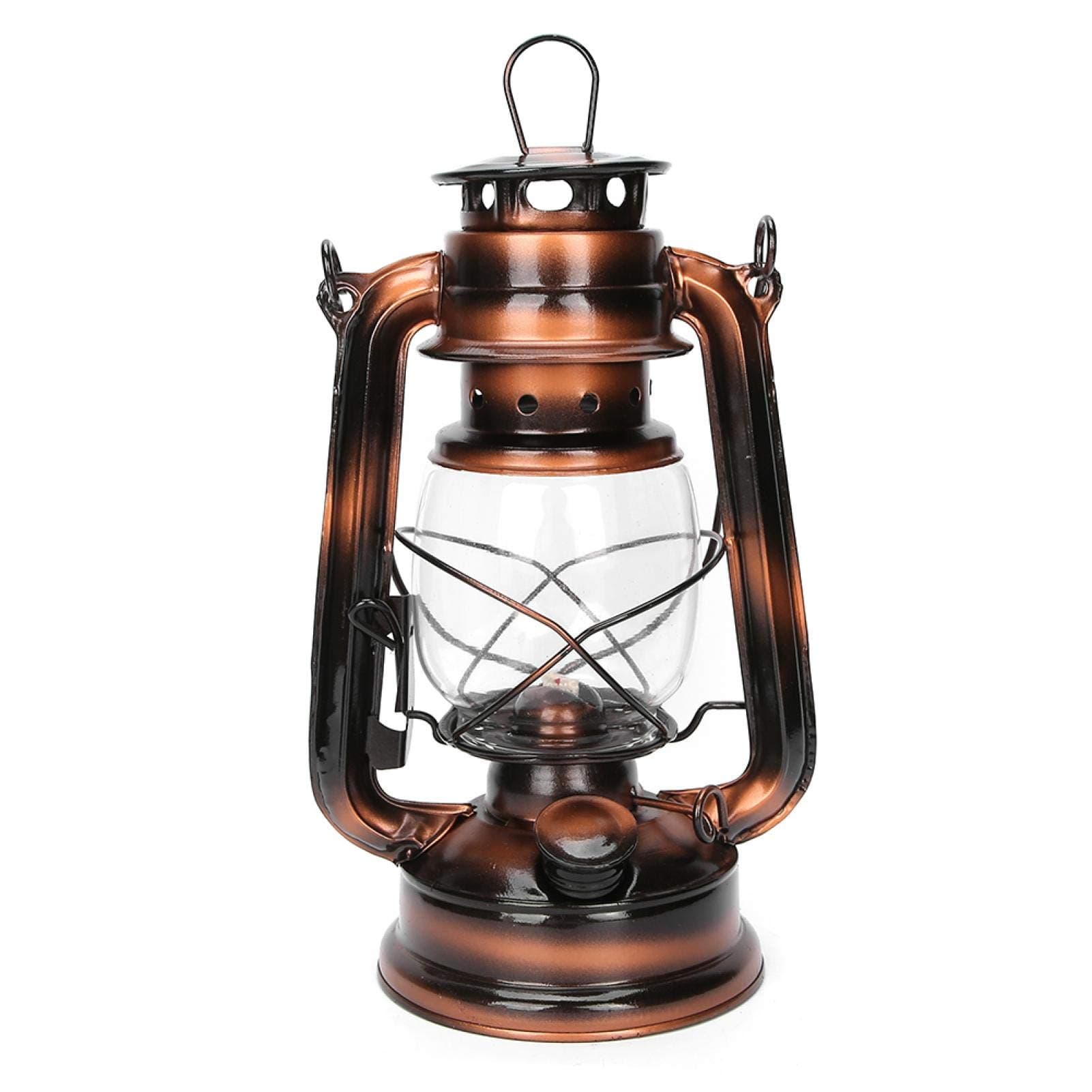 Vintage Kerosene Lamp, Retro Oil Lamps for Indoor and Outdoor, Hanging Oil Lantern Oil Burning Lamp for Camping Hiking Backpacking Emergency