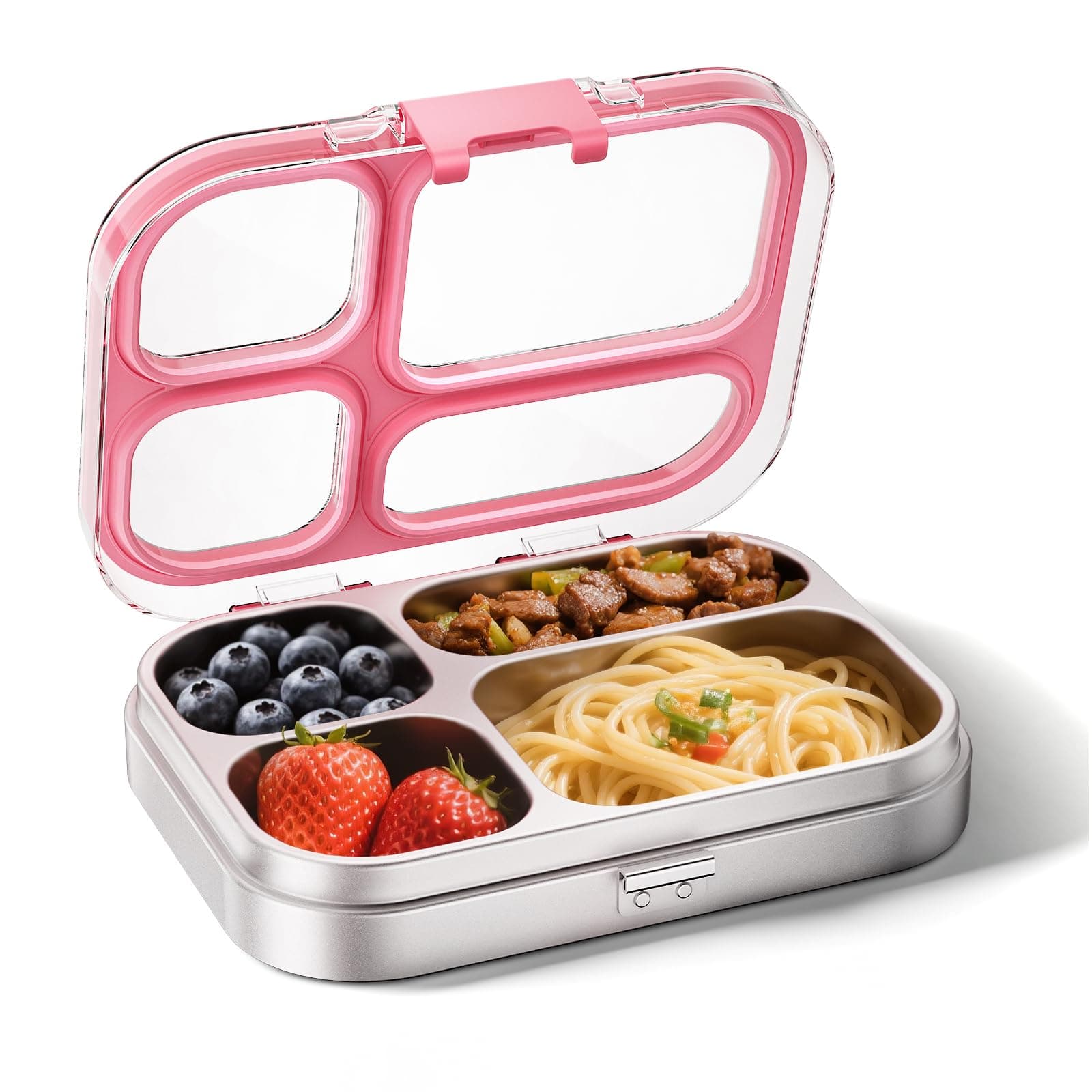 G.a HOMEFAVOR Stainless Steel Lunch Box, Pink, 800 ml/27 oz