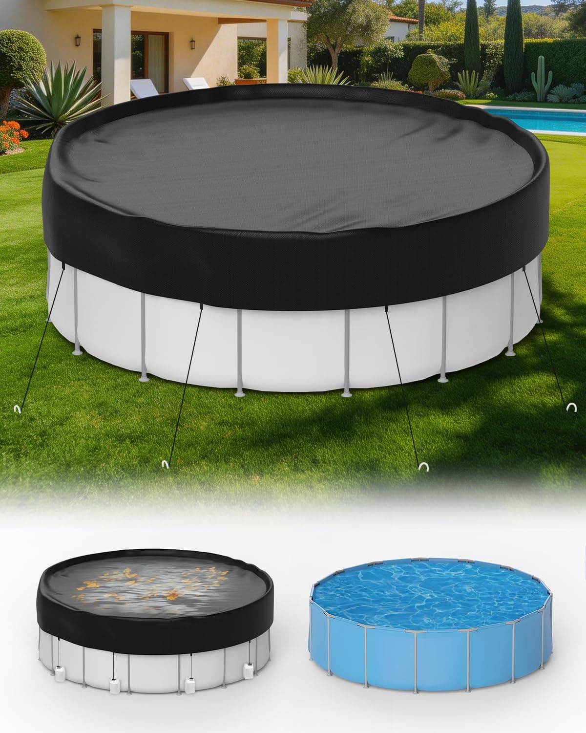 Round Pool Cover for 12 FT Pool