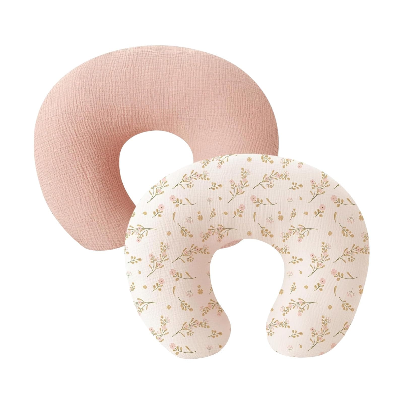2pcs/Set Removable Baby Feeding Pillow Case Newborns Breastfeeding Cushion Covers Detachable Sleeve for Girls Nursing Pillowcase