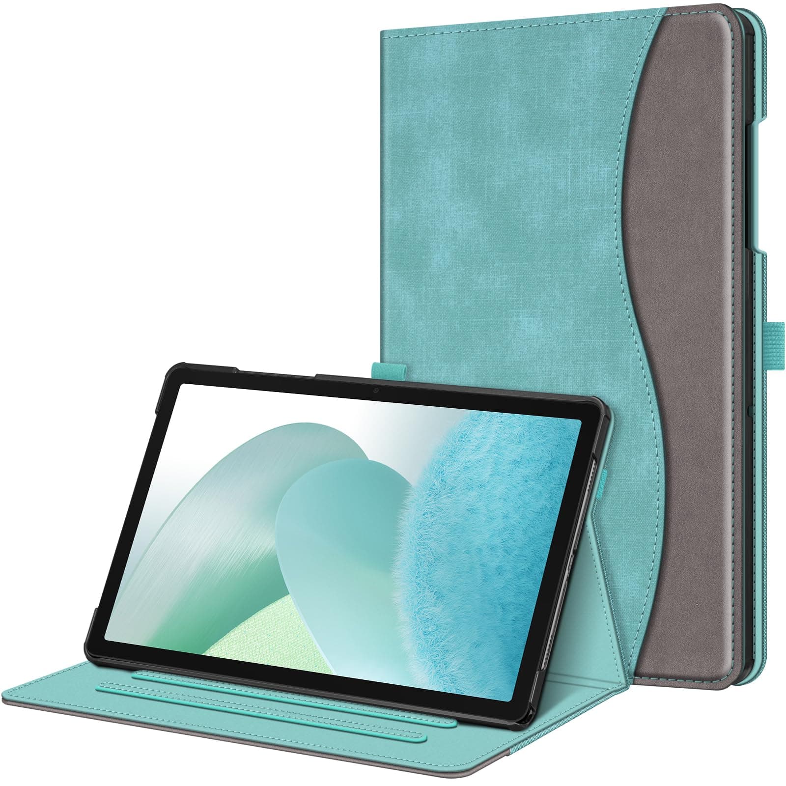 Fintie - Funda para Samsung Galaxy Tab A9 Plus/A9+ 5G de 11 Pulgadas Modelo 2023 (SM-X210/X216/X218), Cubierta Trasera Inteligente con visualización multiángulo con Bolsillo, Encendido y Apagado
