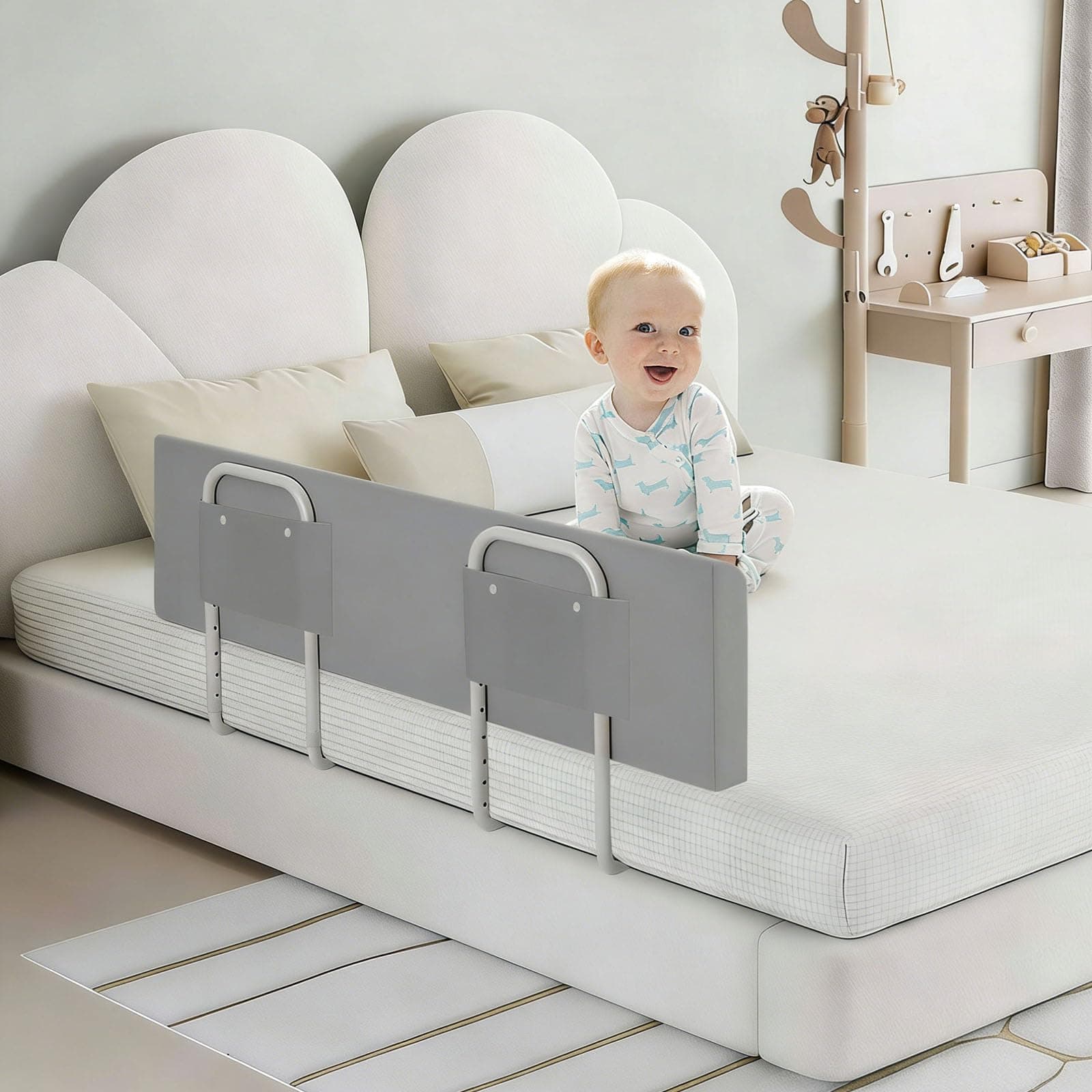 Baby Bed Rail Guard for Toddlers Kids Bed,Baby Foam Bed Rail Guard for Elderly Adults,39inch Foam Padded Side Rail，Soft Safety Guard Rail for Kids,Side Rail for Queen King Twin Full Size
