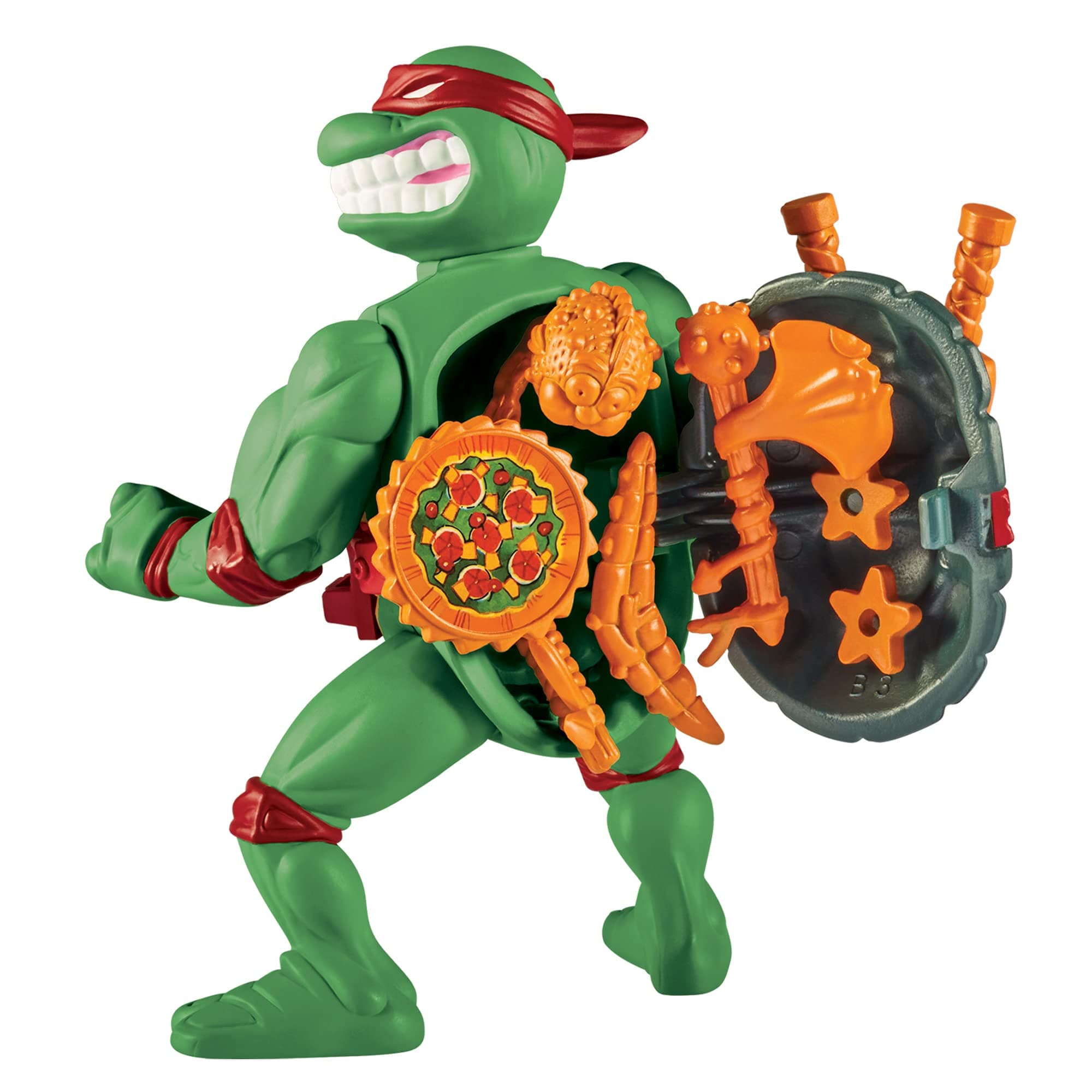 Teenage Mutant Ninja Turtles: 4” Original Classic Storage Shell Raphael Basic Figure by Playmates Toys