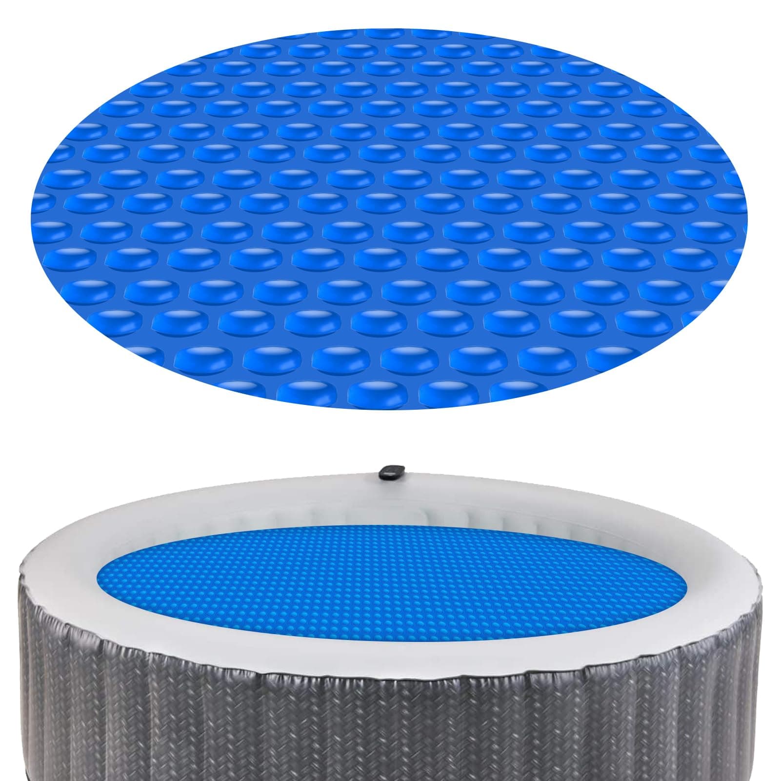 Kestnsee Hot Tub Spa Solar Bubble Cover Blanket (7 Ft)