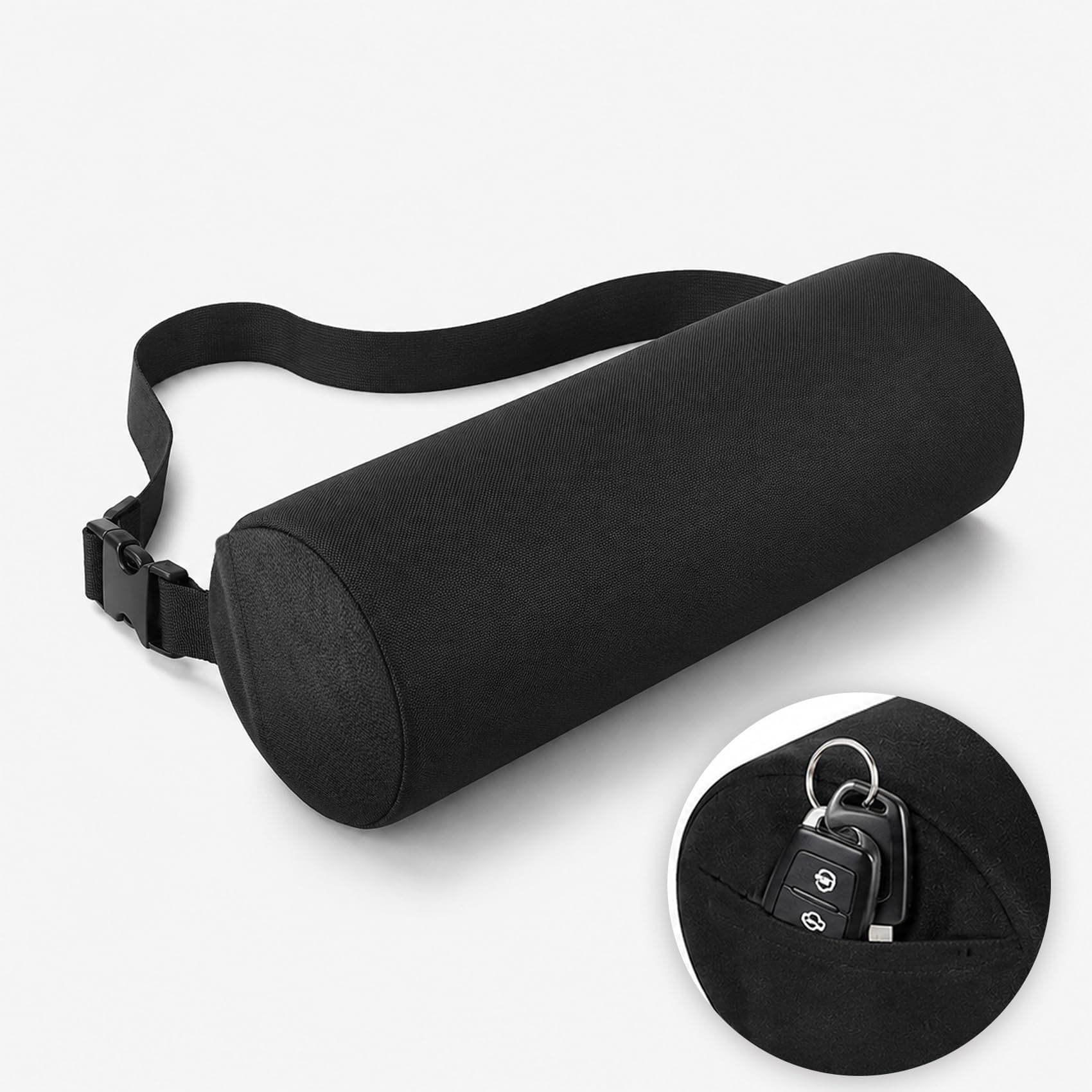 MIDLADE Lumbar Roll Support Pillow for Car & Office Chair 11 Inch