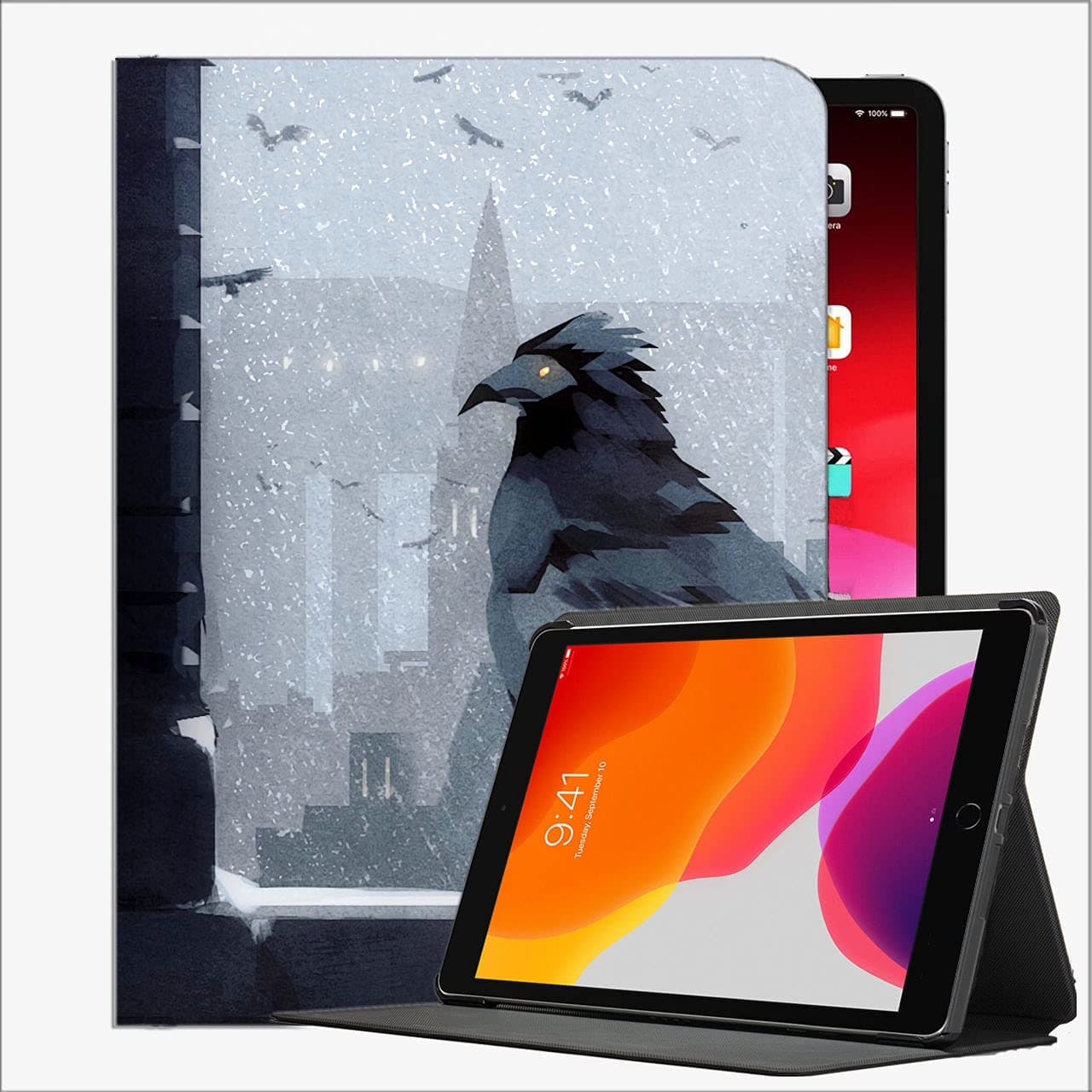 For iPad Pro 11 Case 2021 2020 2018 Case Cover,Bird Arch Snow #4 Case Slim Shell Cover For iPad iPad Pro 11 inch