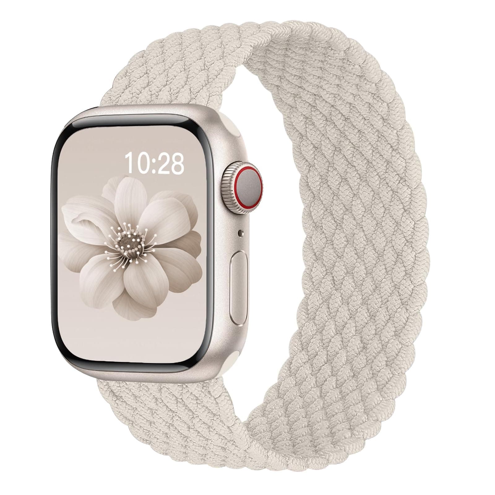 Braided Solo Loop for Apple Watch Band 40mm 41mm 38mm 44mm 45mm 42mm Ultra 49mm Men/Women,Solace Stretchy Nylon Sport wristband Strap for iWatch Bands series 8/7/6 5/4/3/2/1/SE 40 44 38 42 41 45 mm