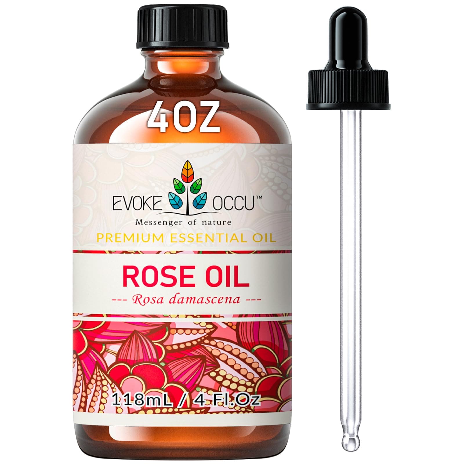 EVOKE OCCU Rose Essential Oil for Daily Face & Body Skin Care