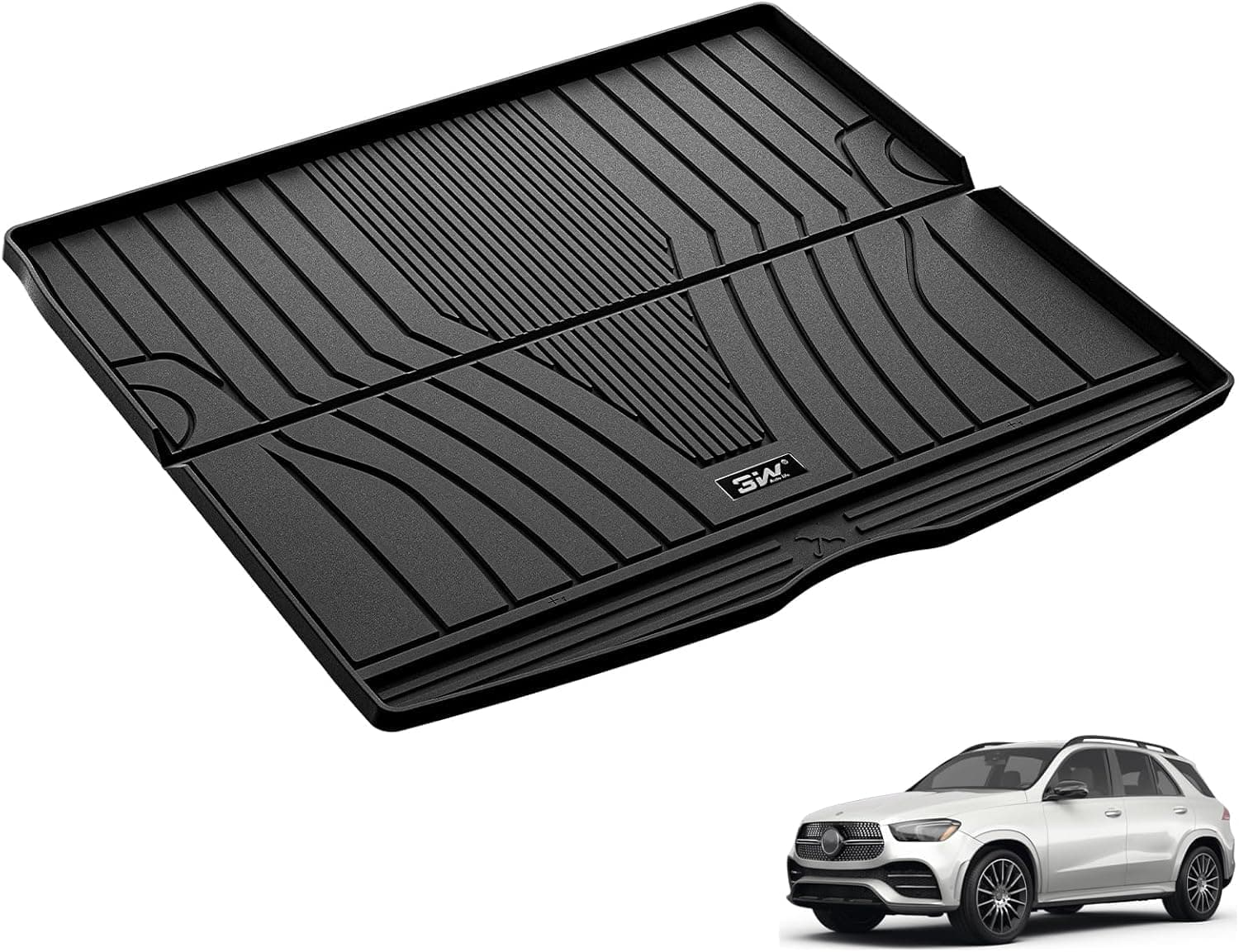 3W Trunk Mat for Mercedes Benz GLE 2020-2026 SUV (Not Fit for Coupe)