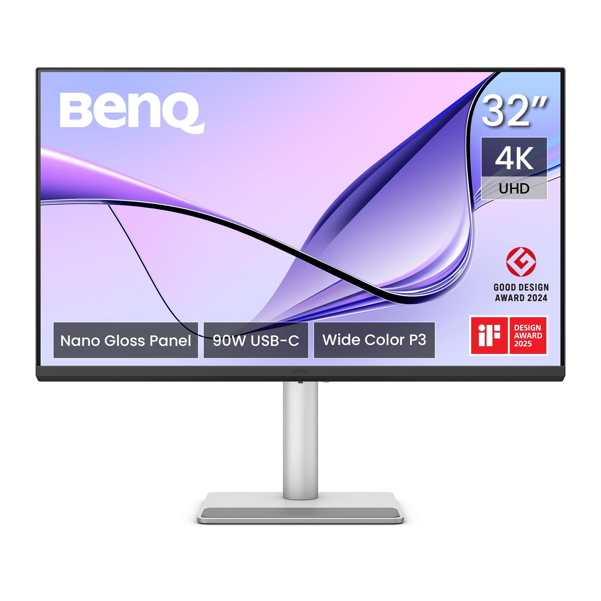 BenQ MA320UP 32” 4K 3840x2160 Monitor for MacBook® Pro/Air, Dual USB-C, 90W