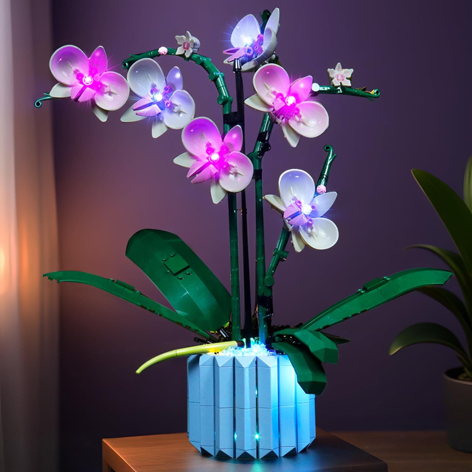 VONADO LED Light Kit Compatible with Lego Orchid 10311, Lighting Set Compatible with Lego Artificial Plant Flowers Building Set(Model Not Included)