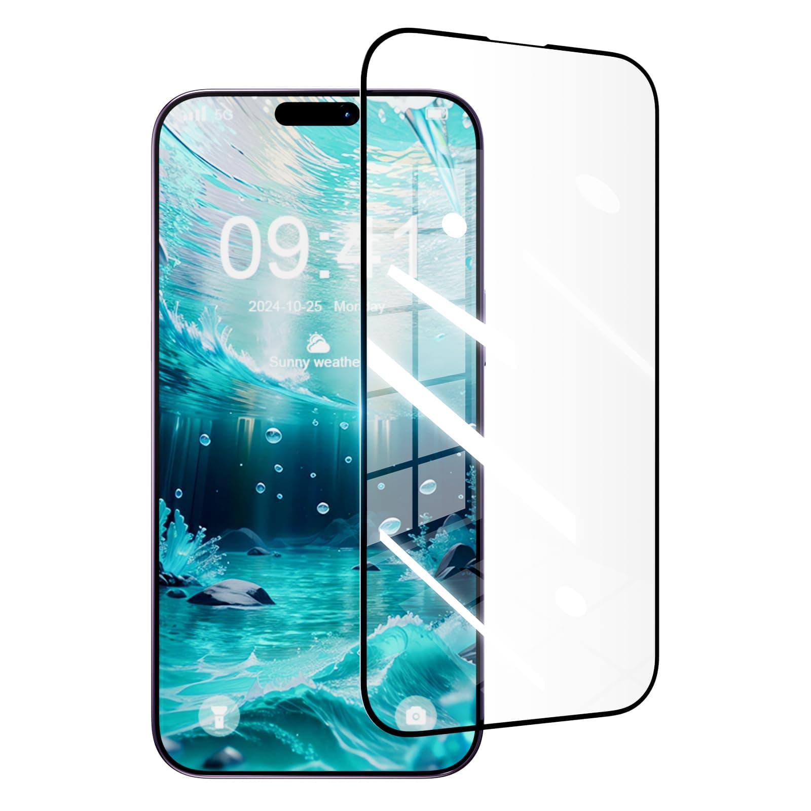 CERUPUIMU 1 Pack Curved Screen Protector Compatible with Oppo Find X8s+ 5G 6.83 Inch Privacy Tempered Glass Anti-peep Film Anti-scratch No Fingerprint Unlock