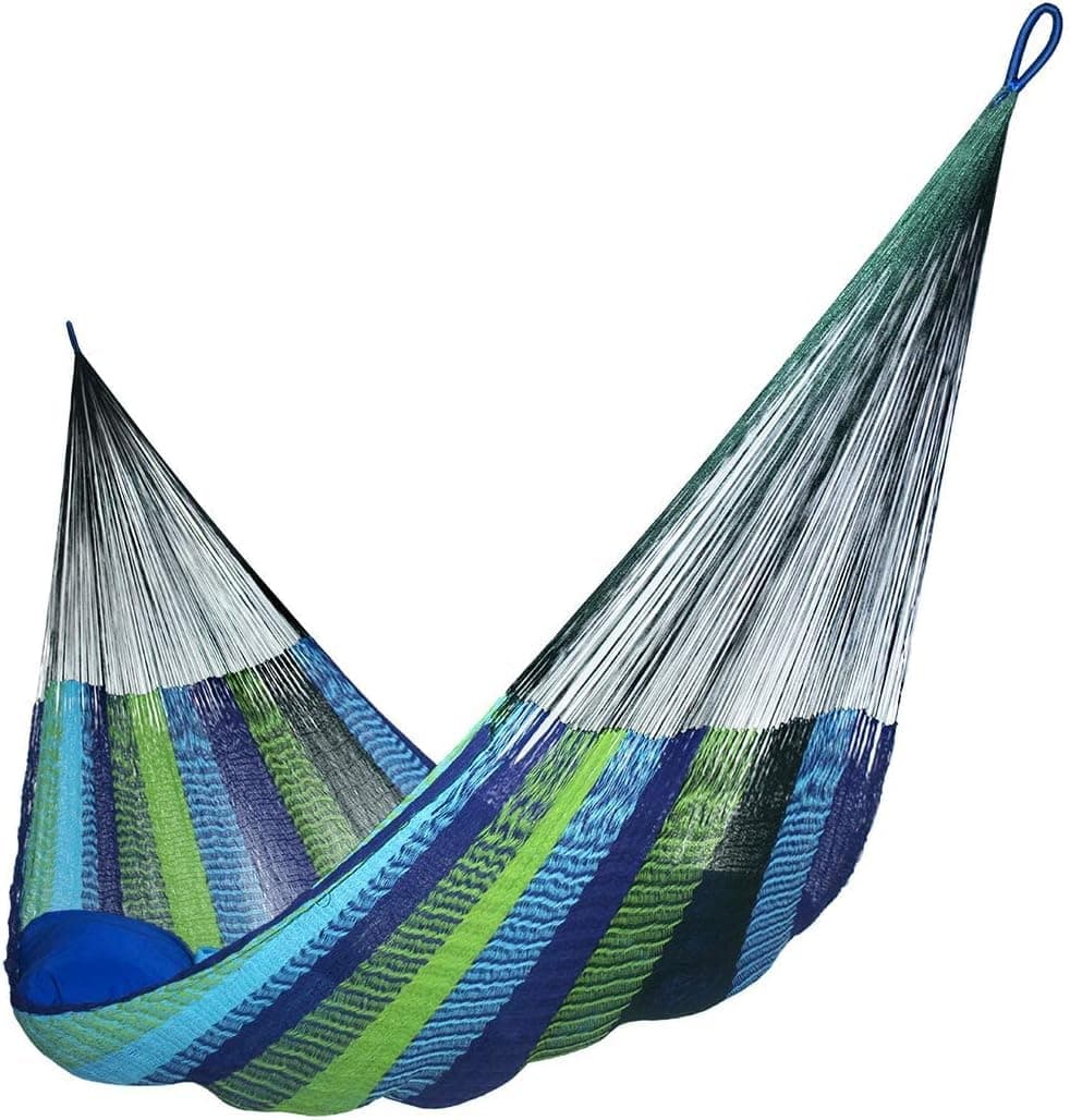 Hammocks Rada- Handmade Yucatan Hammock - Matrimonial Size Caribbean Breeze Multicolor - True Comfort, True Quality, World's Best Handmade Hammock- 100% No-Hassle Satisfaction Guarantee