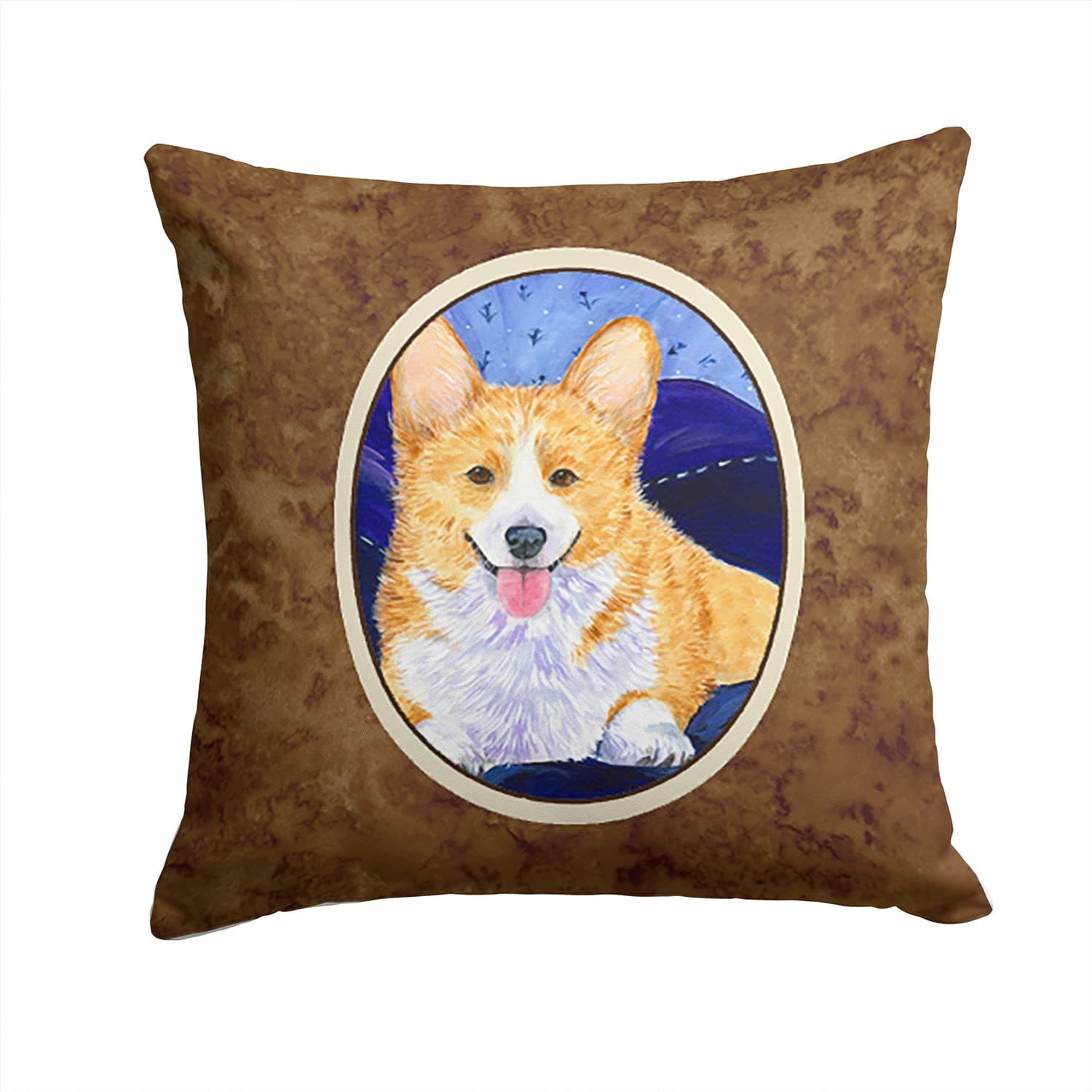 Caroline's Treasures SS8414PW1414 Corgi Decorative Canvas Fabric Pillow, Large, Multicolor