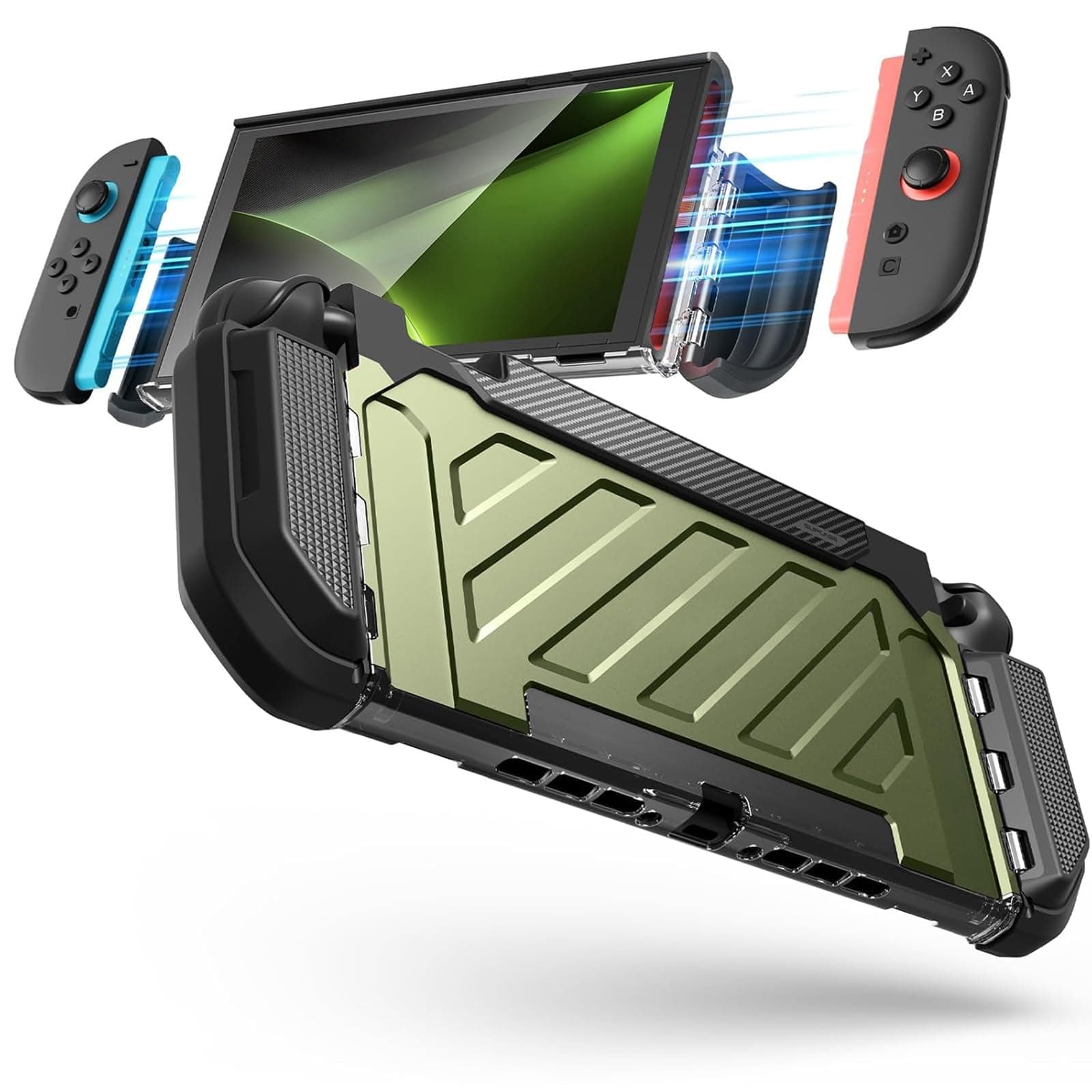 SUPCASE for Nintendo Switch 2 Case 2025 (Unicorn Beetle Pro), [Military-Grade Protection] [Magnetic J-Con Controllers Friendly] Dockable Integrated Cover Accessories for Nintendo Switch 2 (Guldan)