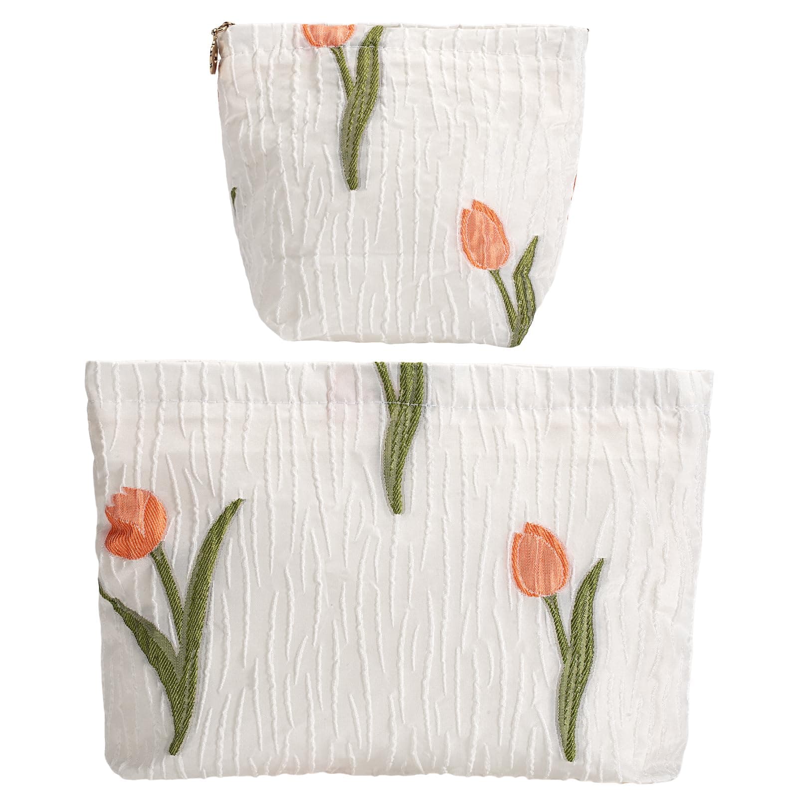 RIKMOXR MAKYE UP BAG, B05-tulip, Flower Makeup Bag
