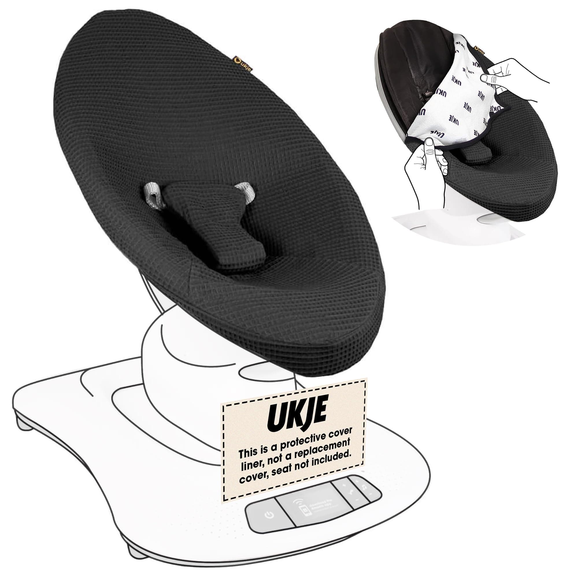 Ukje | Cover for 4moms mamaRoo 4 Baby Swing & rockaRoo | Many Colors | Handmade in Europe | Compatible with mamaRoo Swing, 4 Mom mamaRoo Baby Swing, mamaRoo Cover for Baby Rocker, mamaRoo Seat Fabric