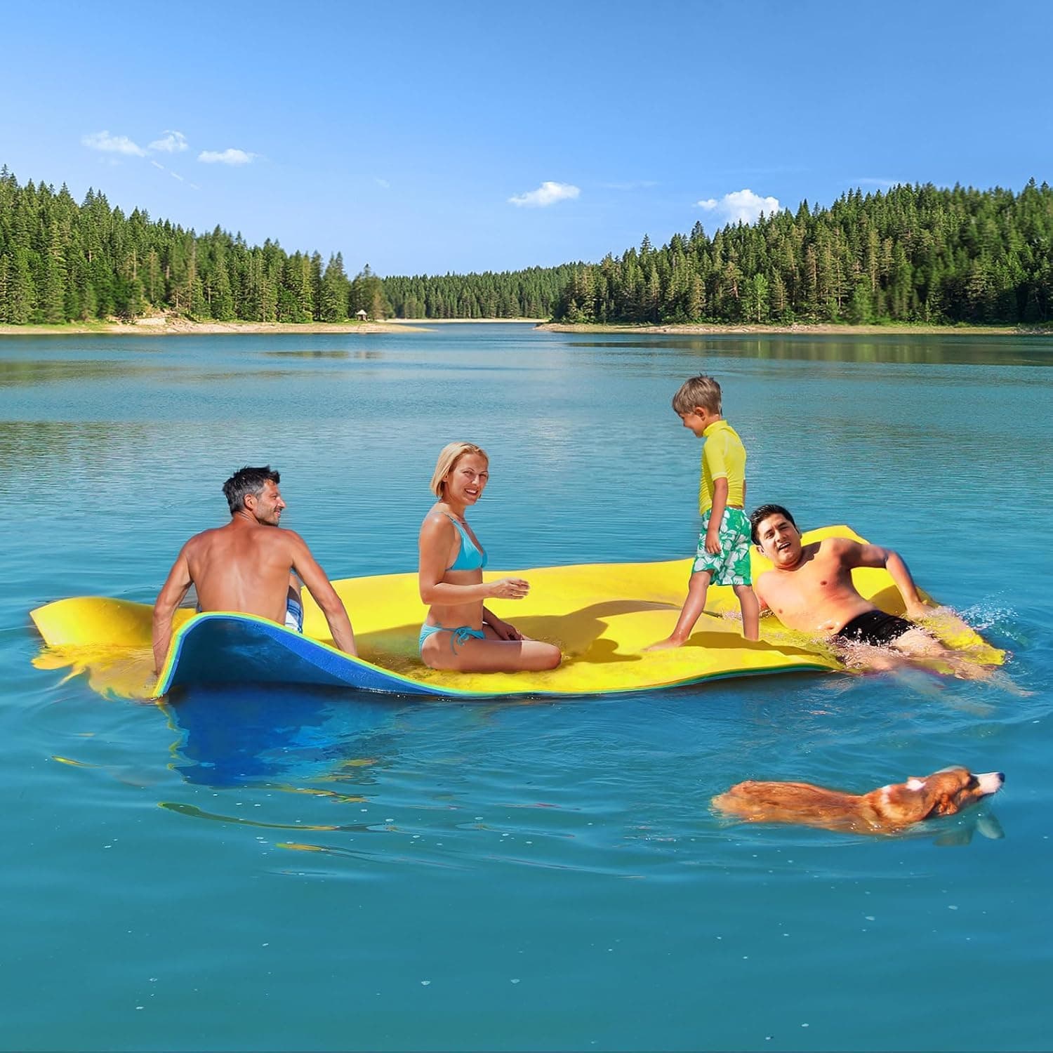 CTSC Lily Pad Floating Mat, Floating Mat for Lake, Water Mat