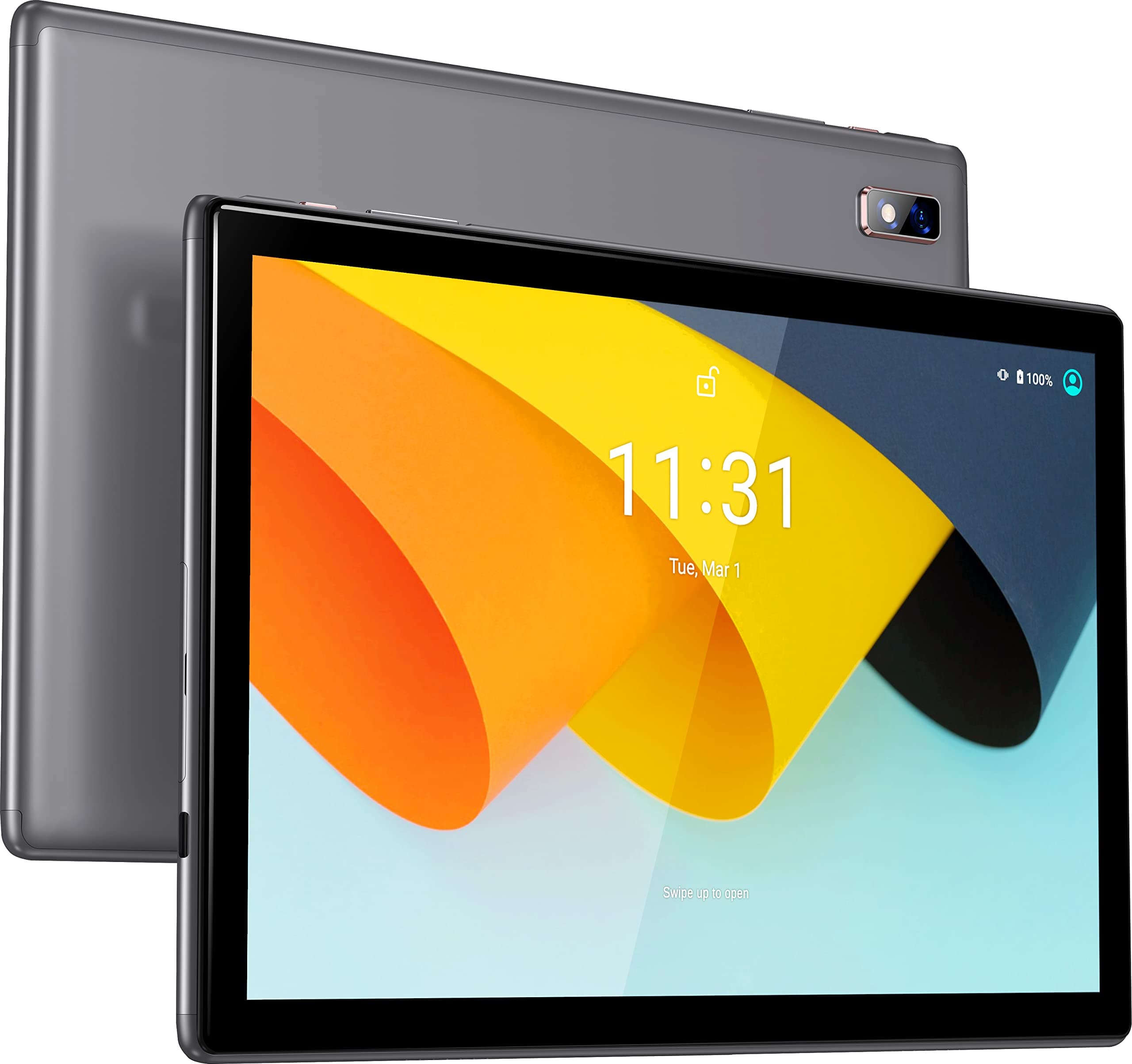 Tablet 10.1 inch Android 14 Tablets,6GB RAM+64GB ROM Quad-Core Processor