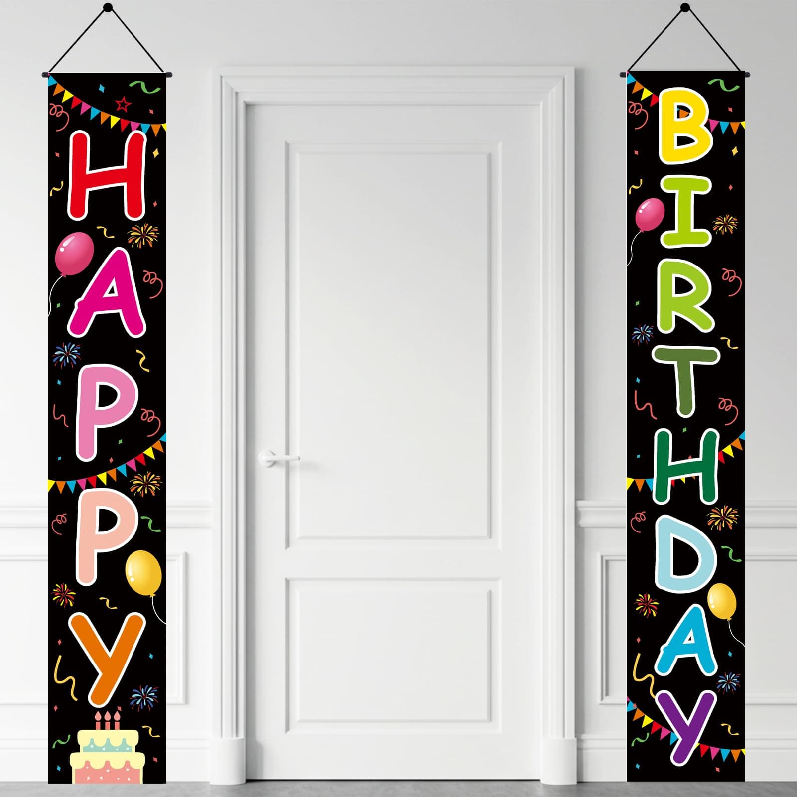 Happy Birthday Door Banner- Colorful