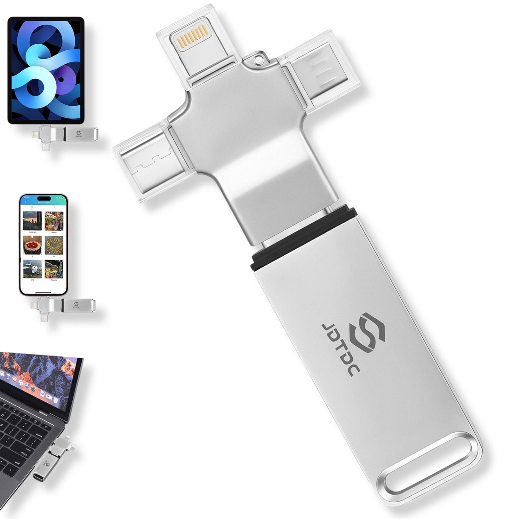 512GB Photo Stick All in One Backup Flash Drive for iPhone Android Mac PC