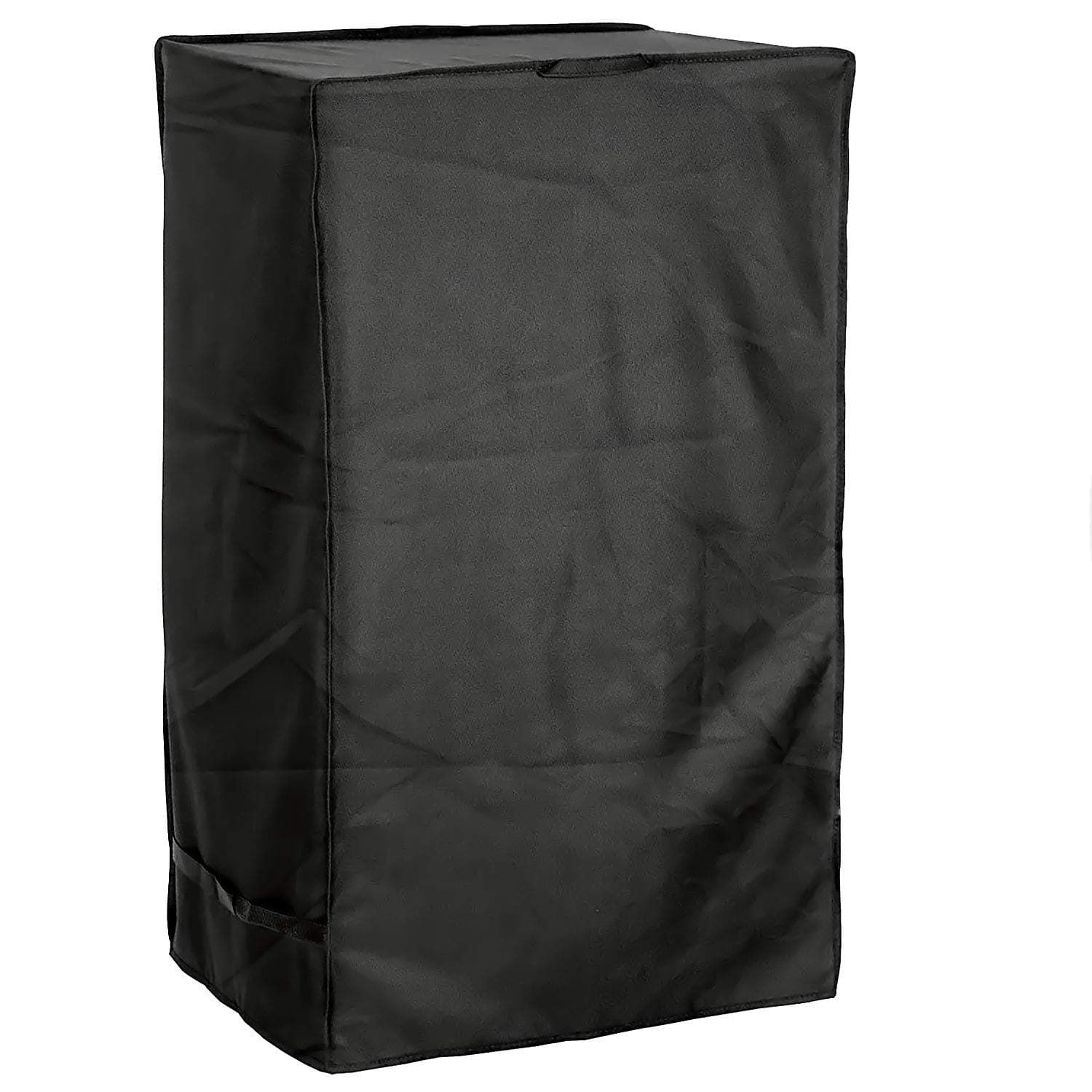 NEH Outdoor Smoker Grill Cover - 18" L x 17" W x 33" H - Electric, Propane, Pellet, or Charcoal BBQ Smoker Cover - Sunray Protected, and Weather Resistant Storage Cover - Black