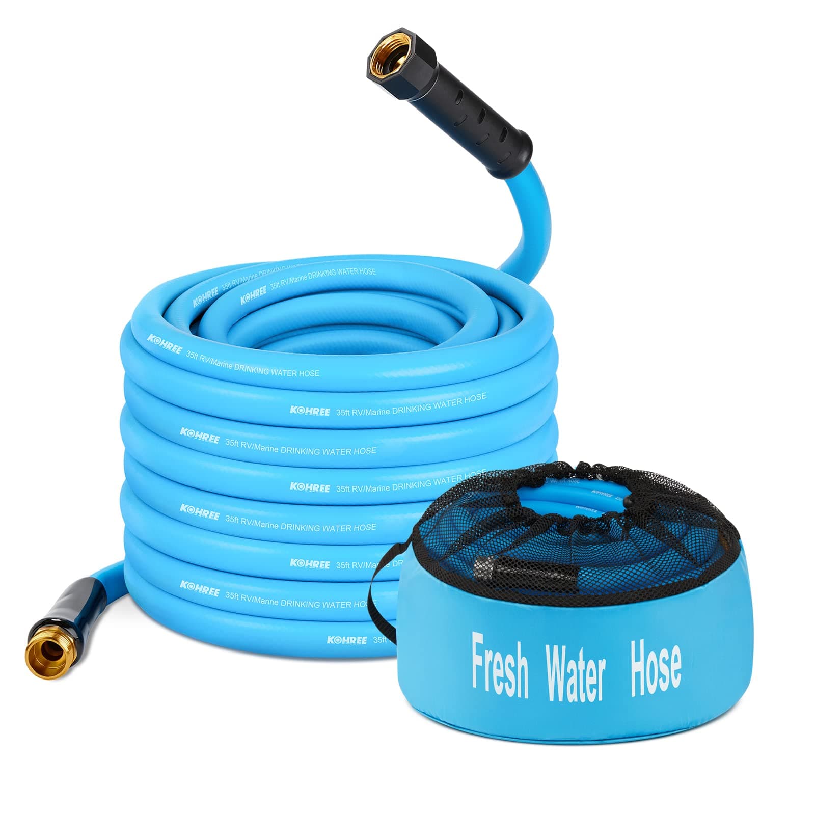 Kohree 35FT RV Water Hose, 5/8'' Premium Drinking Water Hose, No Odor