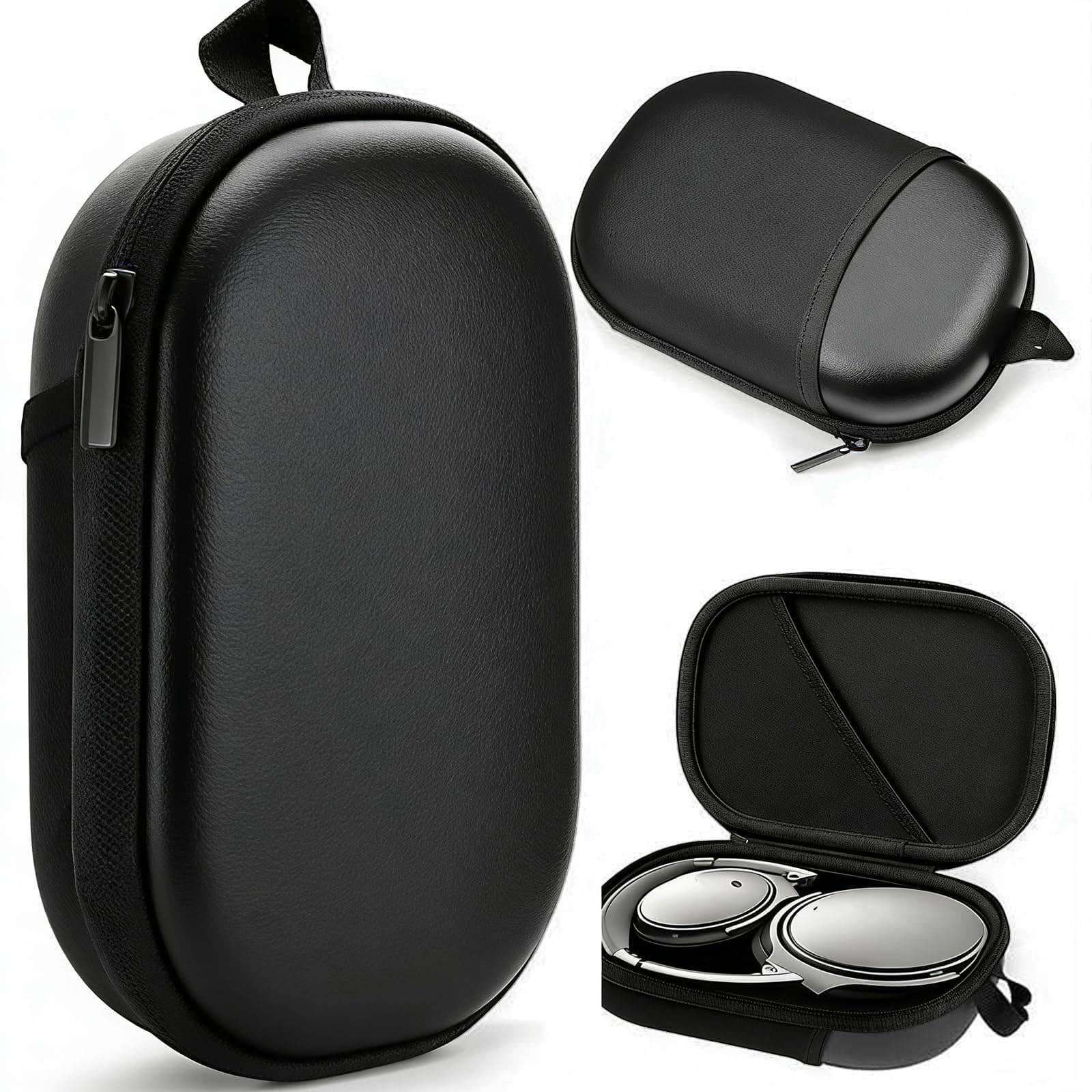 Honbobo Case for Bose Quietcomfort Headphones, Bag Carry Case Hard Case for Bose Quietcomfort SC/Bose QC45 QC Ultra(2nd Gen) QC Ultra QC35II QC35 QC25 QC15 QC45SE QC SE Travel Case Storage Bag