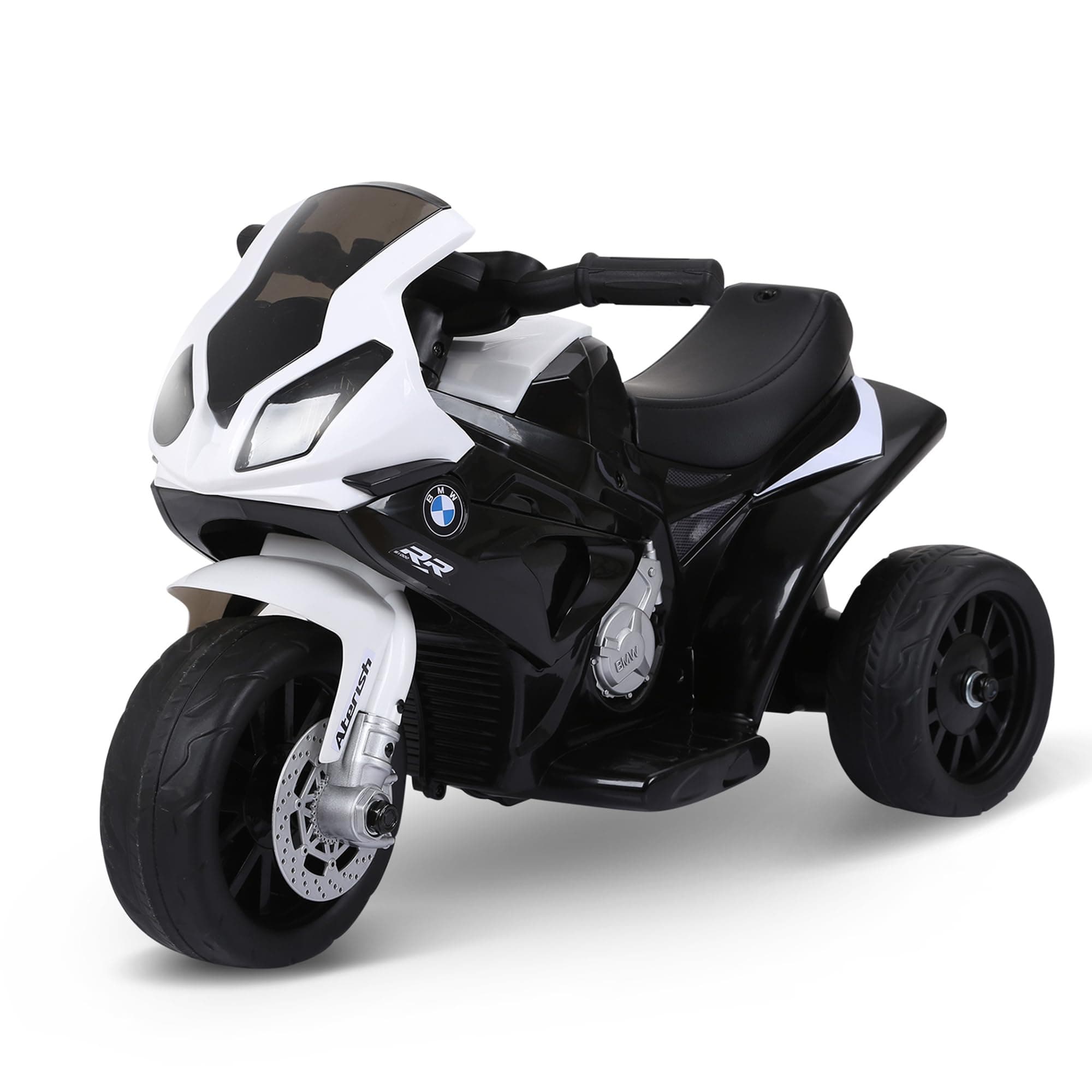 Aosom Kids Motorcycle 6V Battery Powered Toddler Motorbike 3 Wheels Black